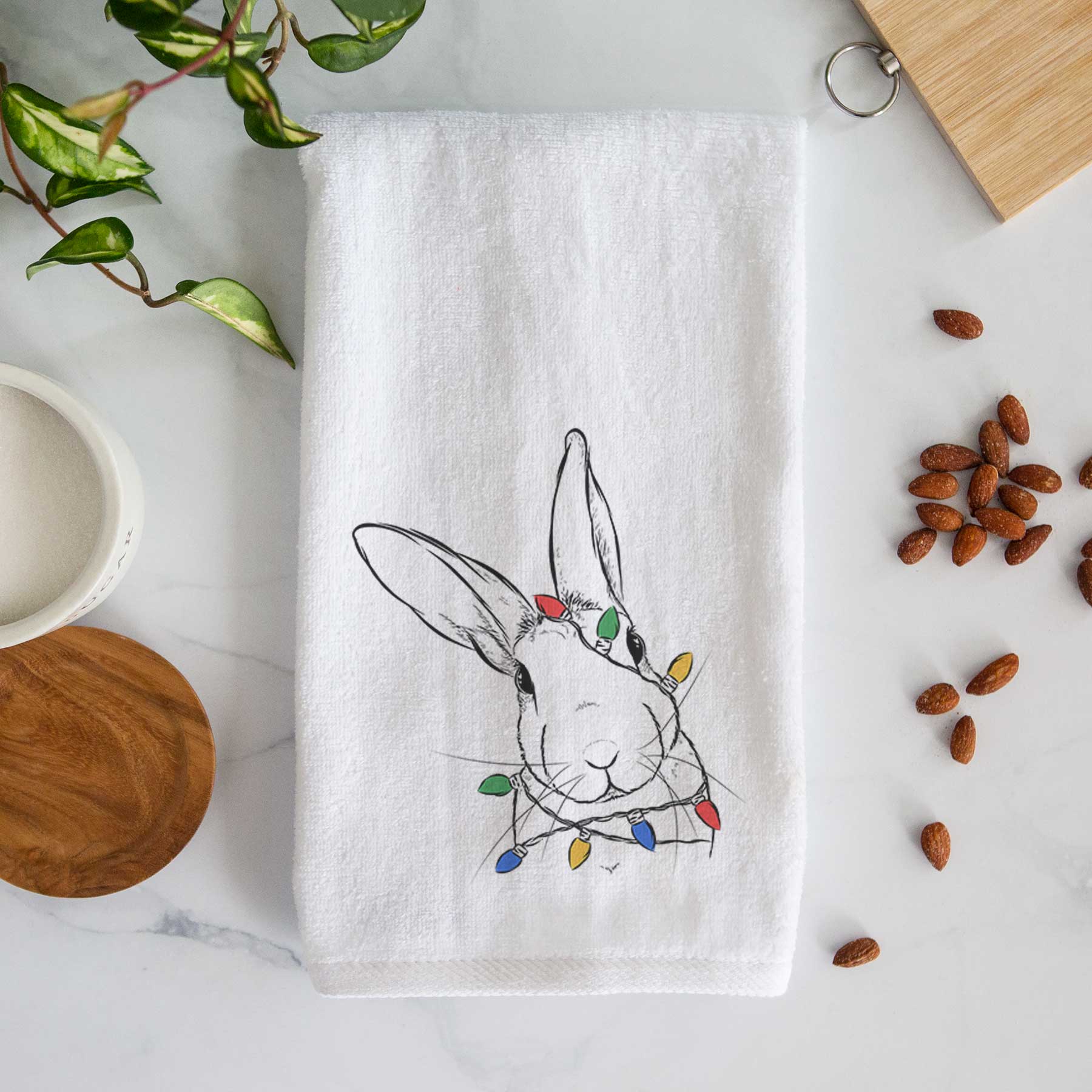 Penny the Belgian Hare Decorative Hand Towel