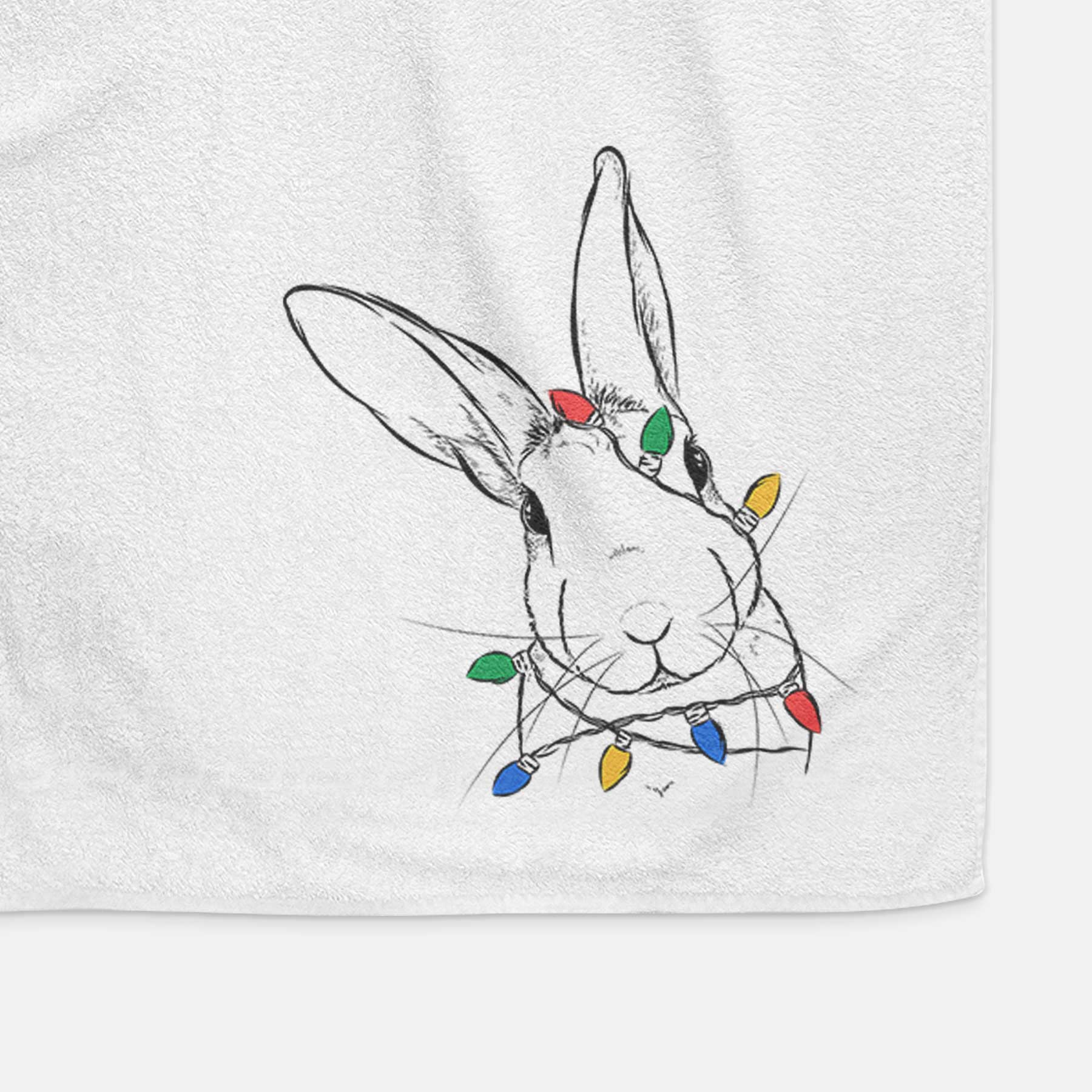 Penny the Belgian Hare Decorative Hand Towel