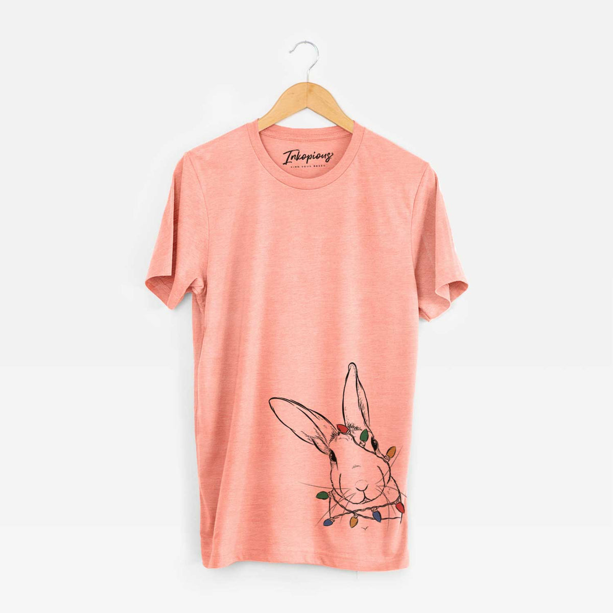 Christmas Lights Penny the Belgian Hare - Unisex Crewneck