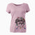 Christmas Lights Pepper the Shihpoo - Women's V-neck Shirt