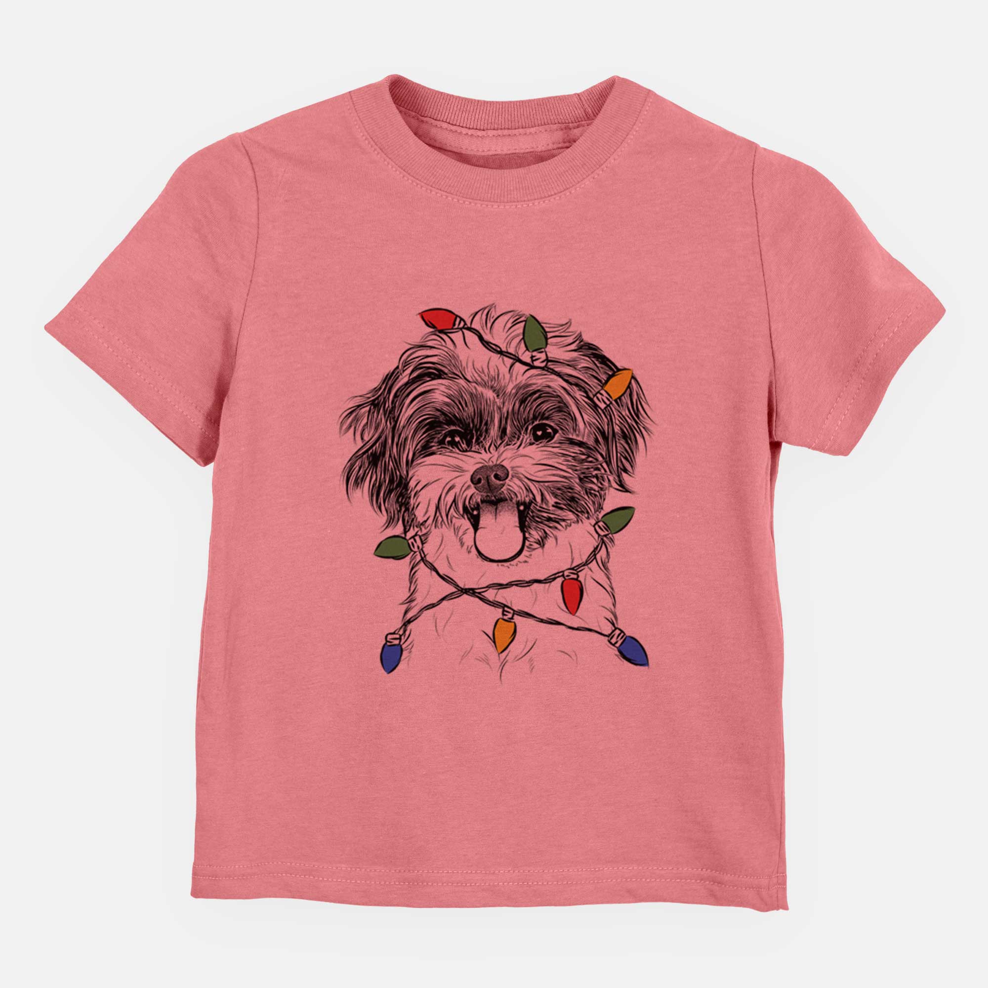 Christmas Lights Pepper the Shihpoo - Kids/Youth/Toddler Shirt