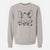 Christmas Lights Perry the Pig - Unisex Pigment Dyed Crew Sweatshirt