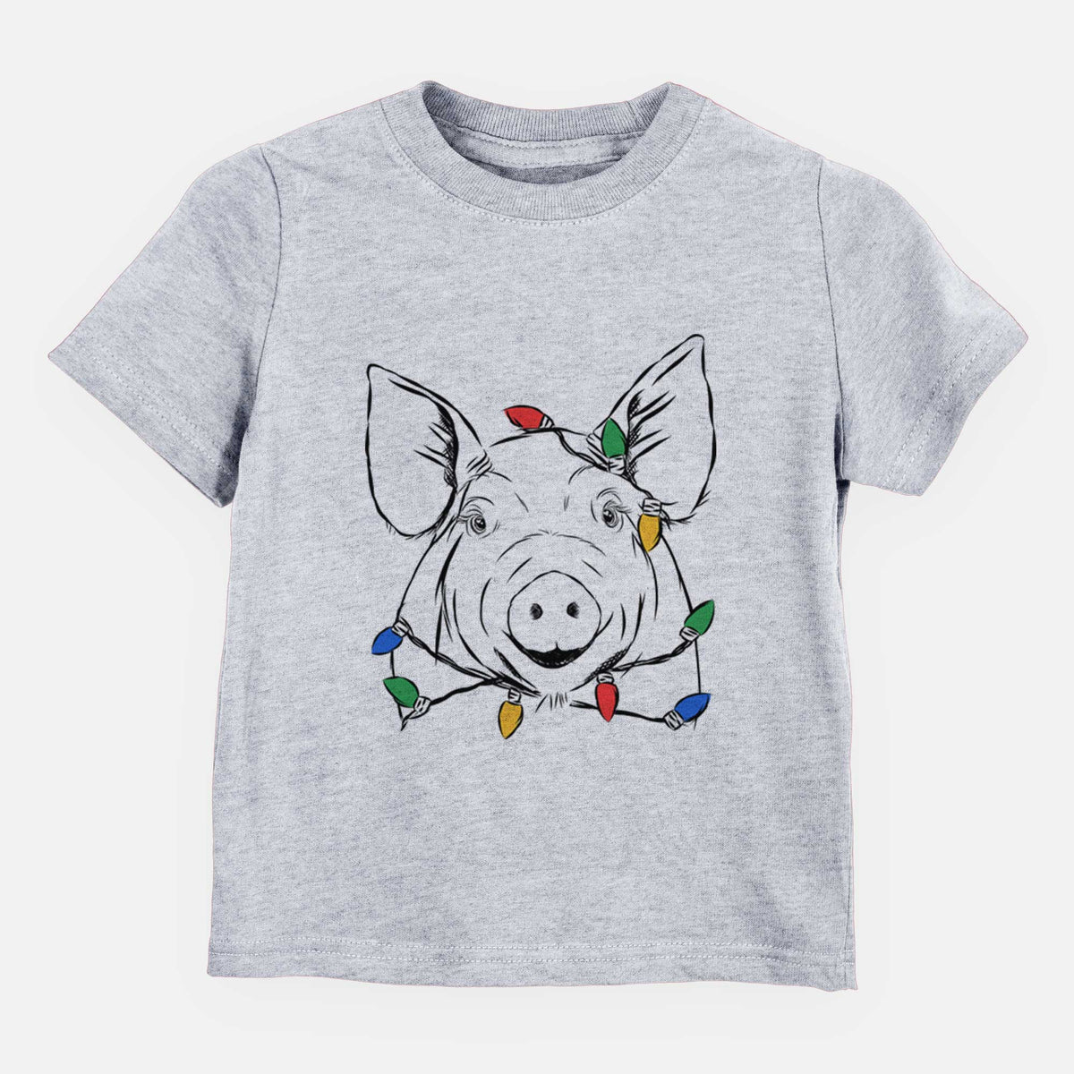 Christmas Lights Perry the Pig - Kids/Youth/Toddler Shirt