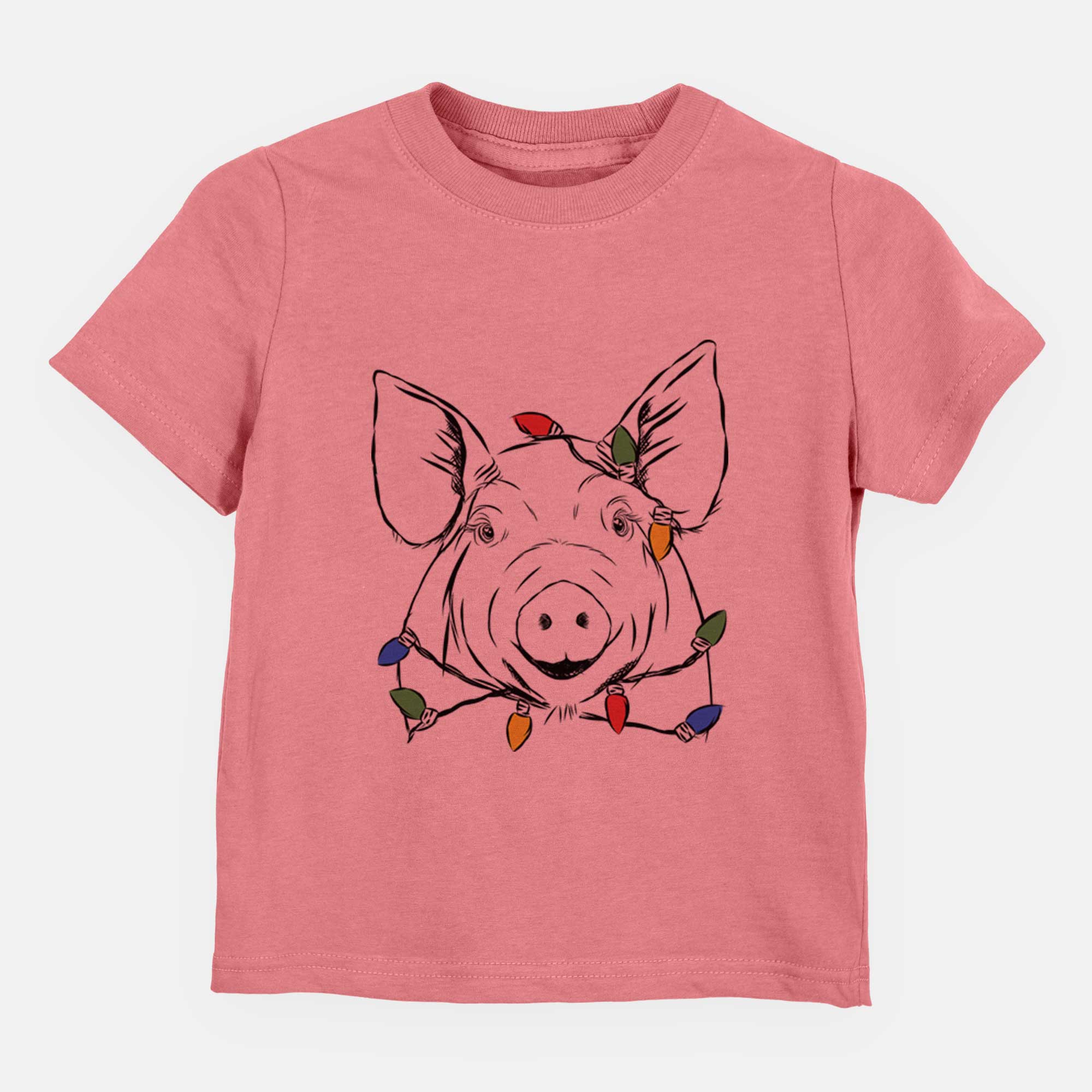 Christmas Lights Perry the Pig - Kids/Youth/Toddler Shirt