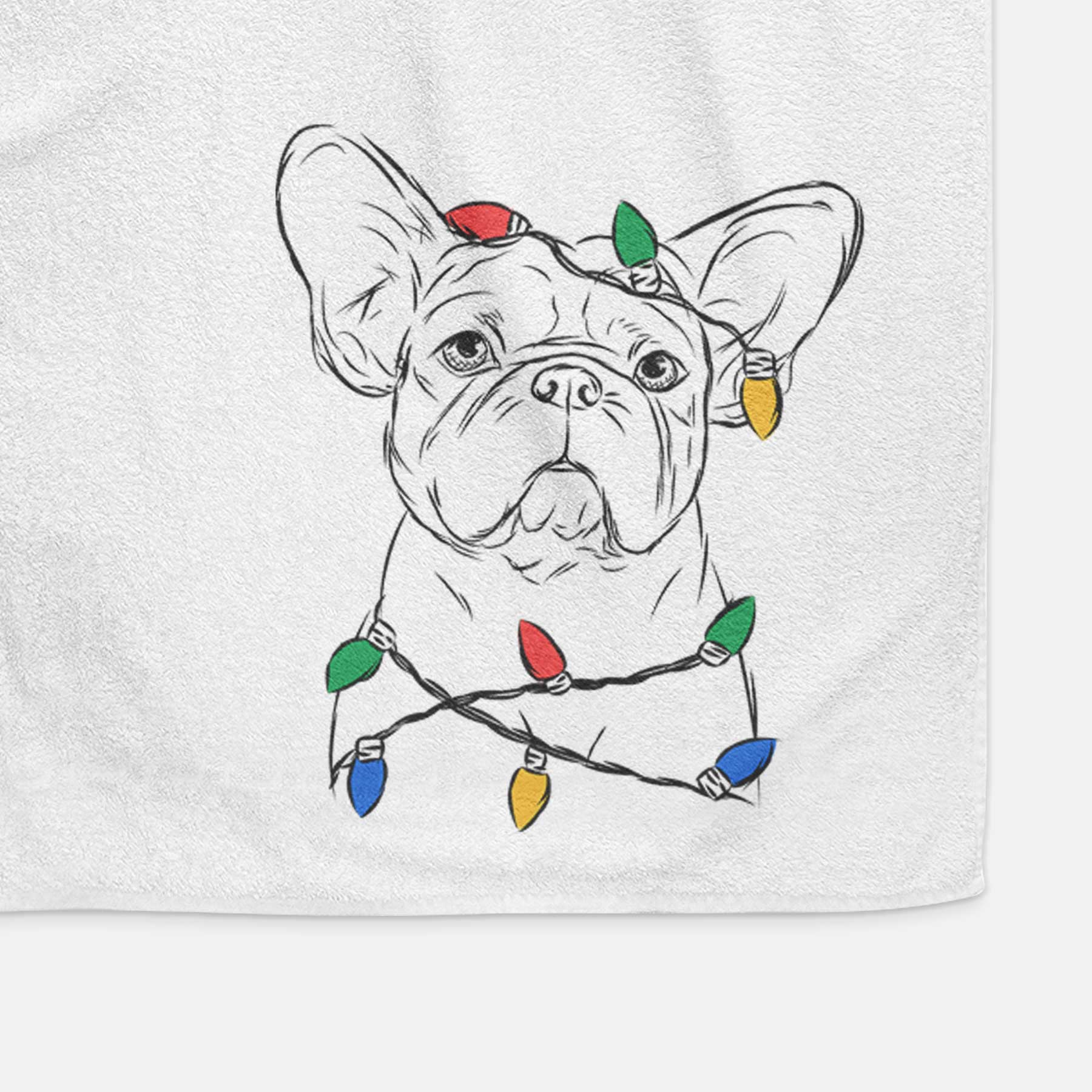 Pierre the French Bulldog Decorative Hand Towel