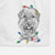 Pierre the Soft Coated Wheaten Terrier Decorative Hand Towel