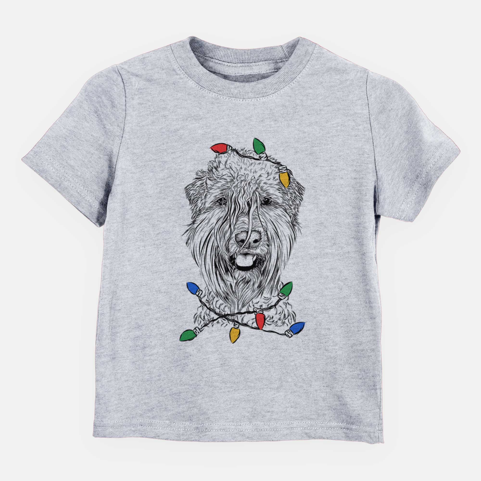 Christmas Lights Pierre the Soft Coated Wheaten Terrier - Kids/Youth/Toddler Shirt