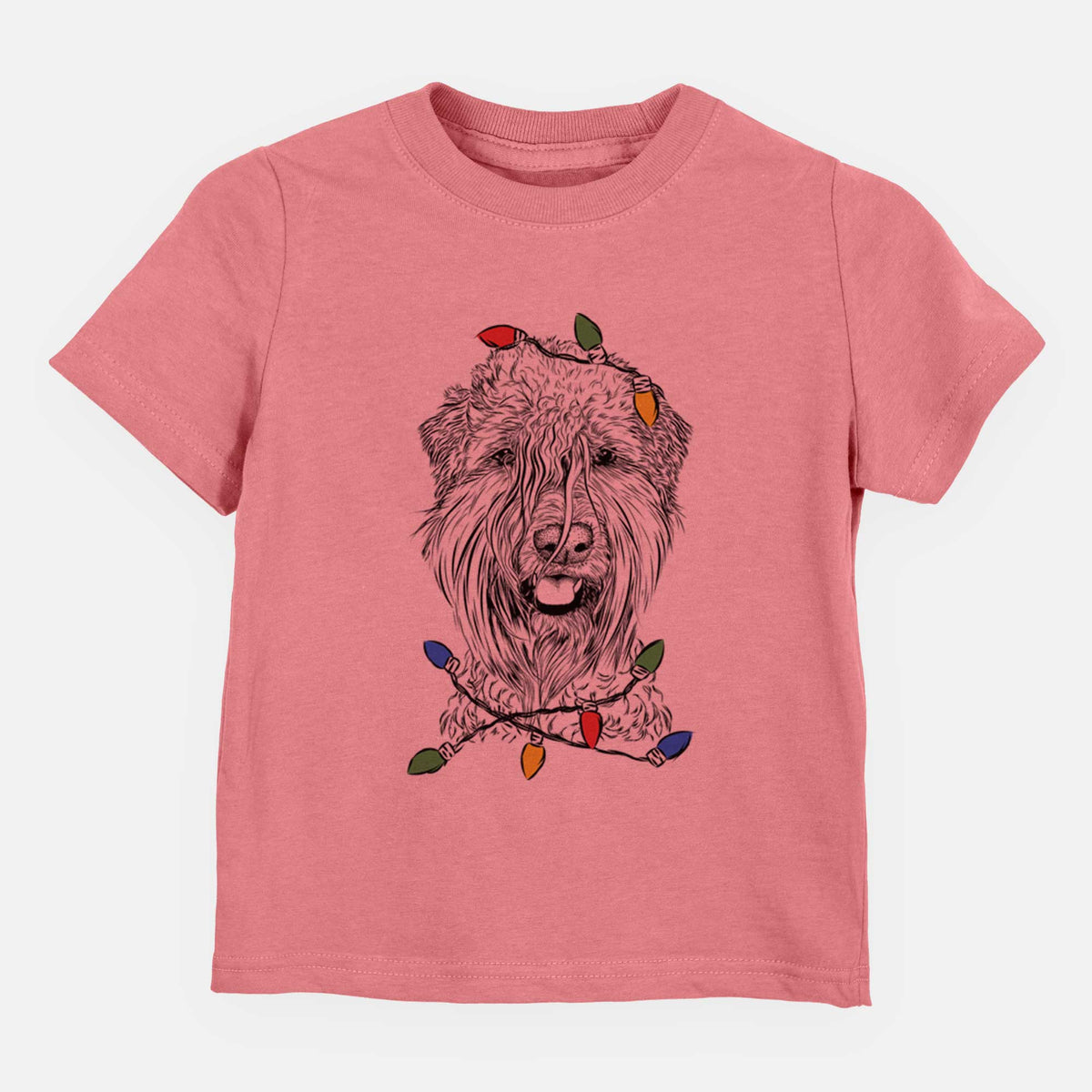 Christmas Lights Pierre the Soft Coated Wheaten Terrier - Kids/Youth/Toddler Shirt