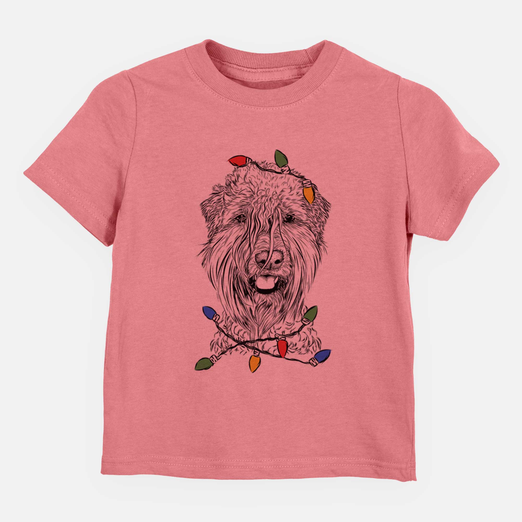 Christmas Lights Pierre the Soft Coated Wheaten Terrier - Kids/Youth/Toddler Shirt