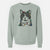 Christmas Lights Pinky the Tuxedo Cat - Unisex Pigment Dyed Crew Sweatshirt