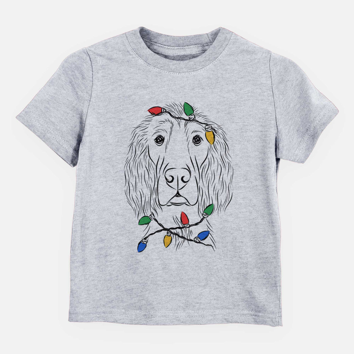 Christmas Lights Piper the Irish Setter - Kids/Youth/Toddler Shirt