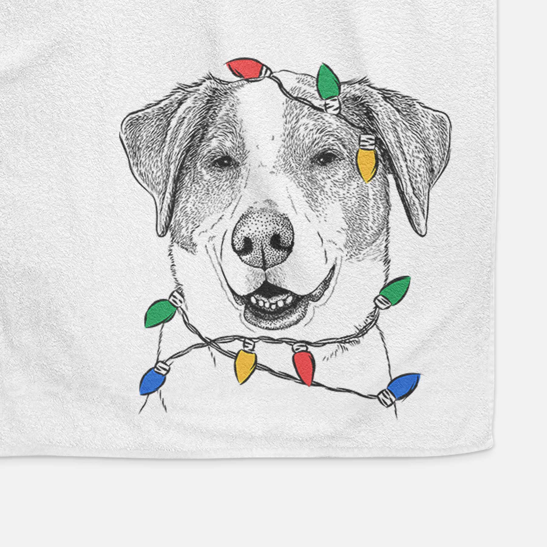 Piper Pilot the Hound Mix Decorative Hand Towel