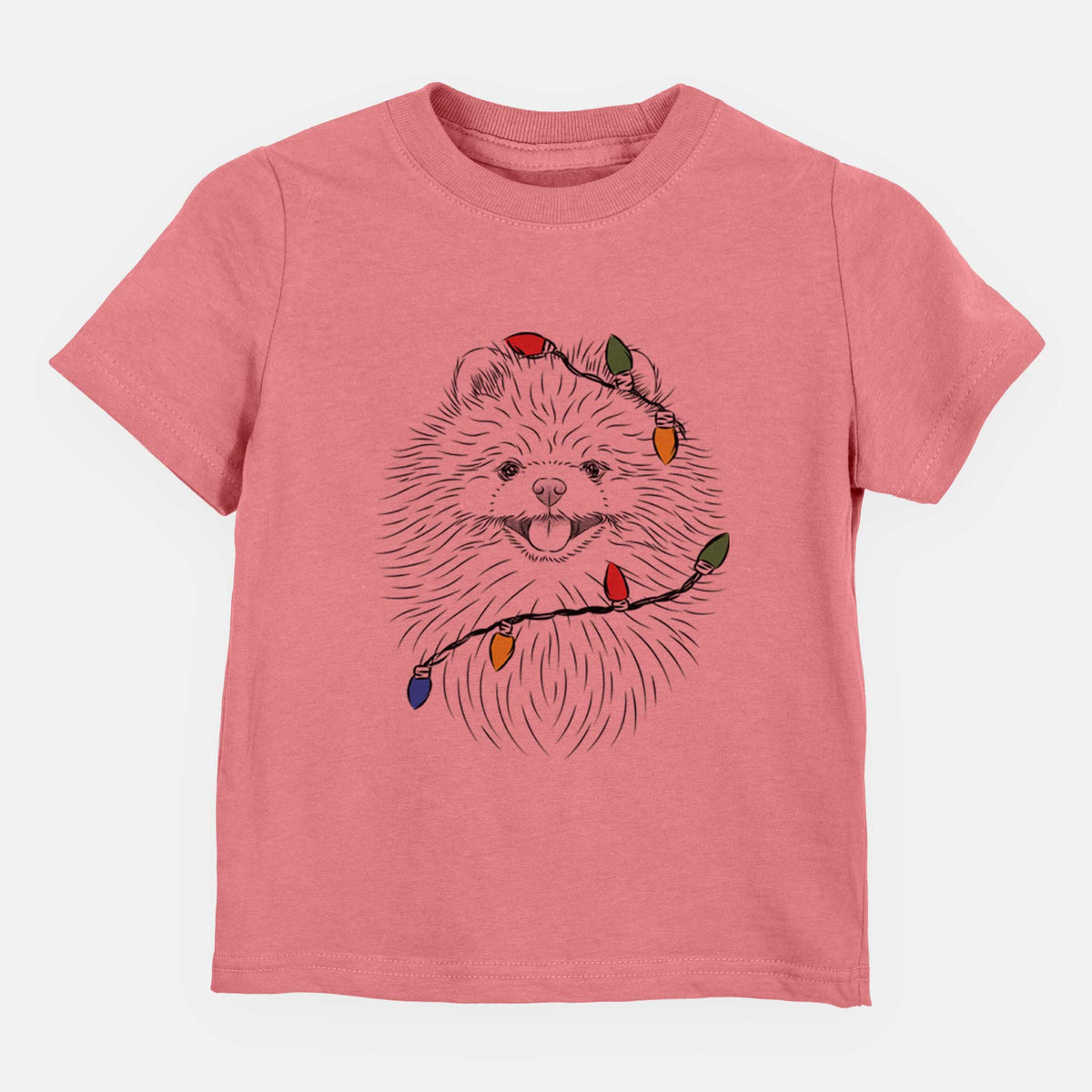 Christmas Lights Pirro the Pomeranian - Kids/Youth/Toddler Shirt