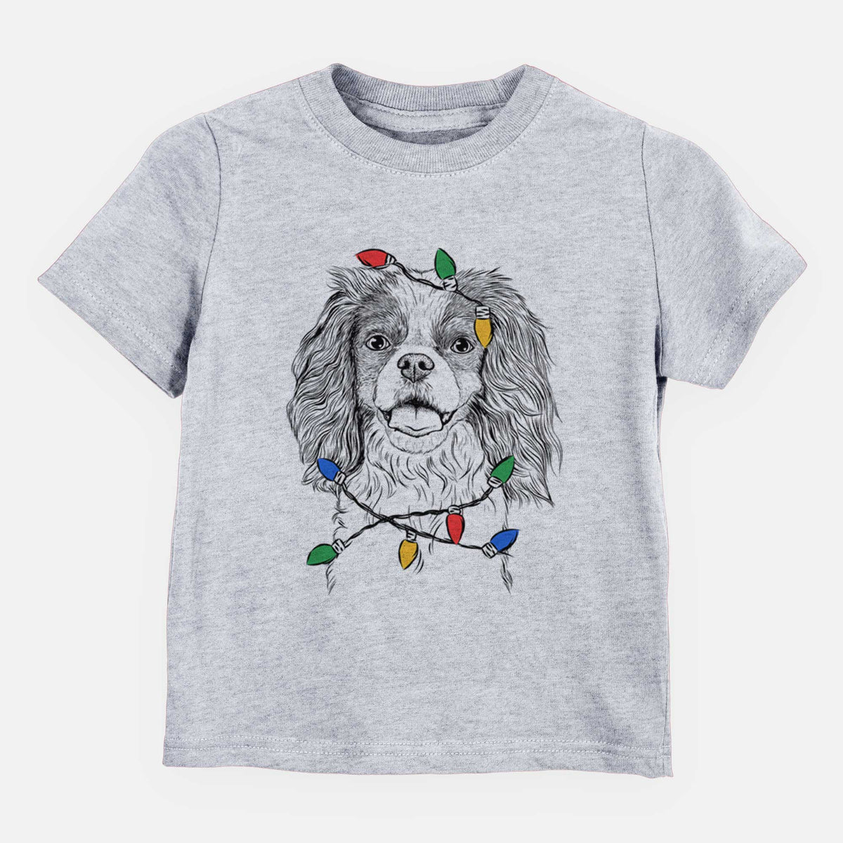 Christmas Lights Poppy the Cavalier King Charles Spaniel - Kids/Youth/Toddler Shirt