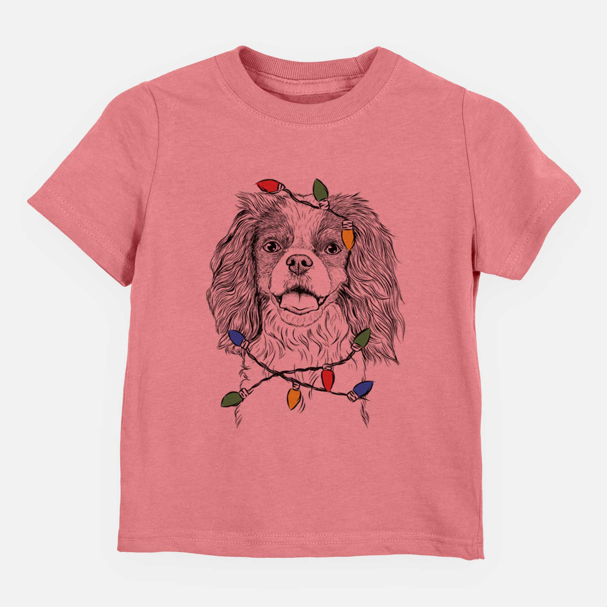 Christmas Lights Poppy the Cavalier King Charles Spaniel - Kids/Youth/Toddler Shirt