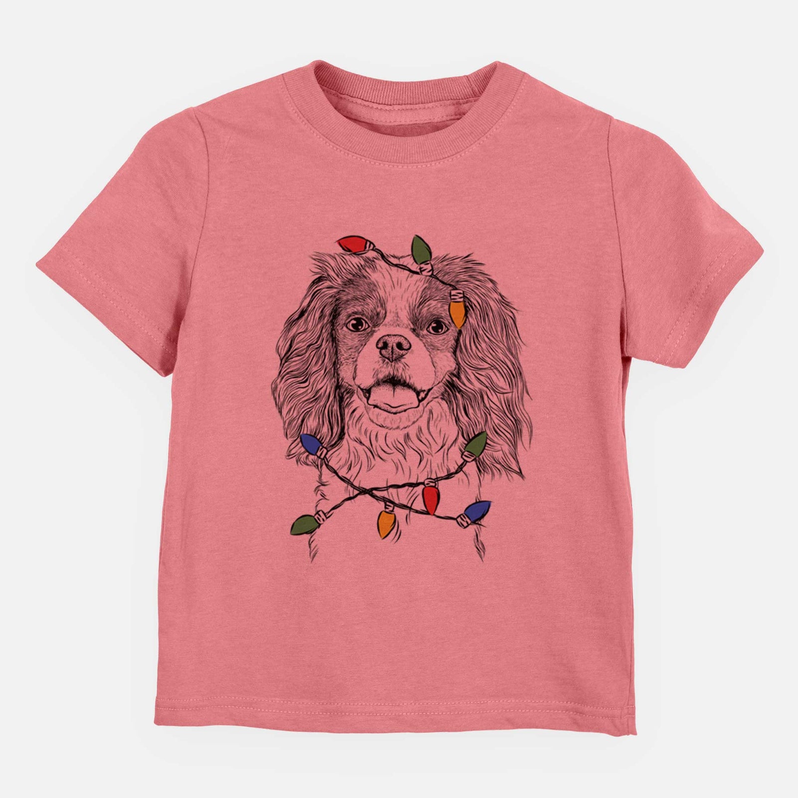 Christmas Lights Poppy the Cavalier King Charles Spaniel - Kids/Youth/Toddler Shirt