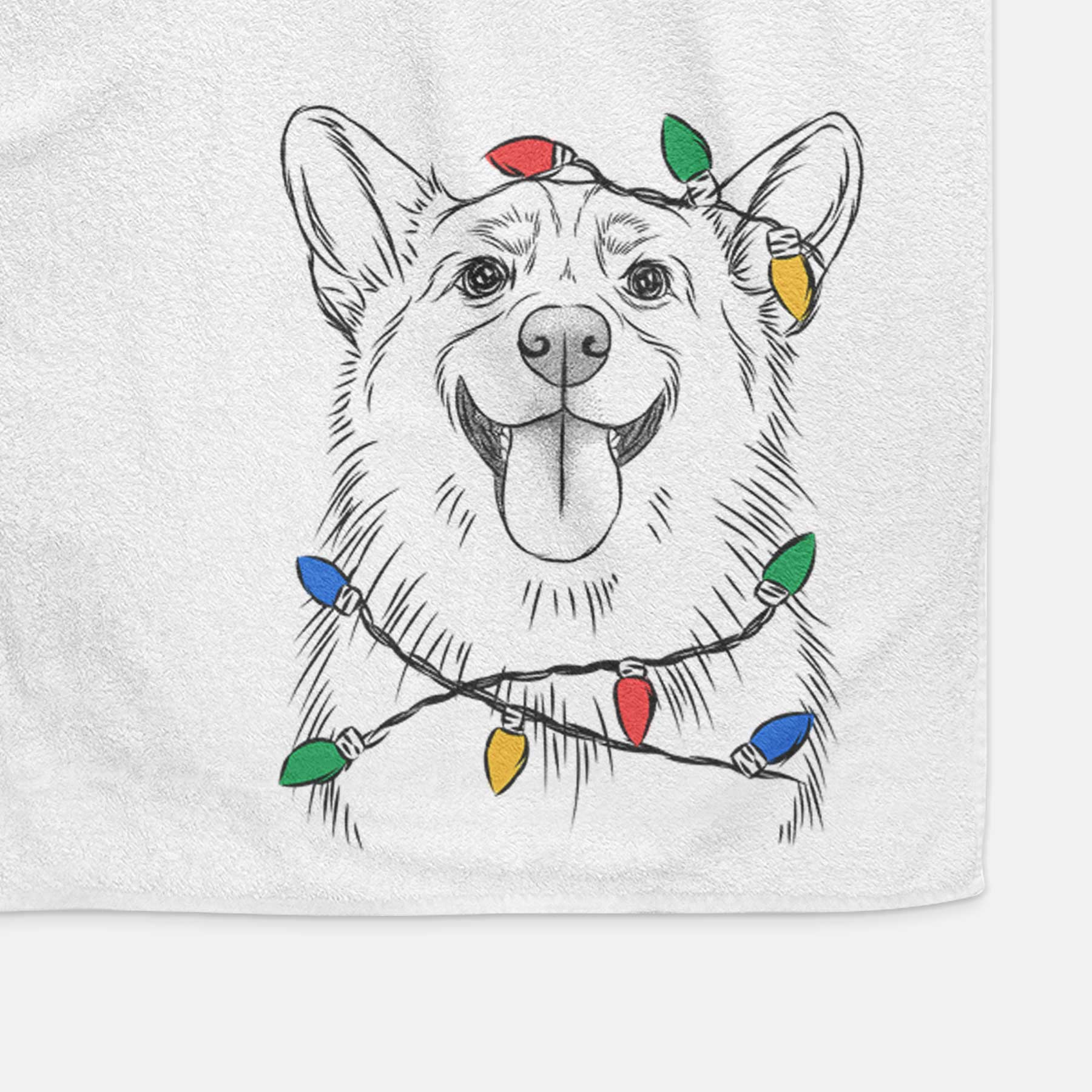 Porter the Pembroke Welsh Corgi Decorative Hand Towel