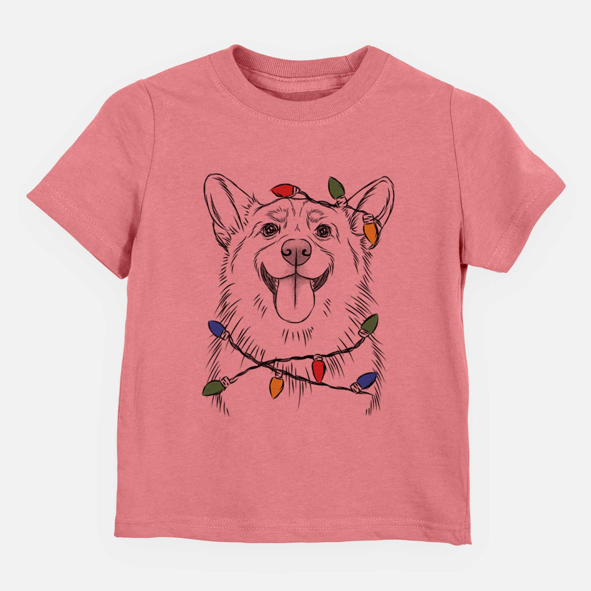 Christmas Lights Porter the Pembroke Welsh Corgi - Kids/Youth/Toddler Shirt