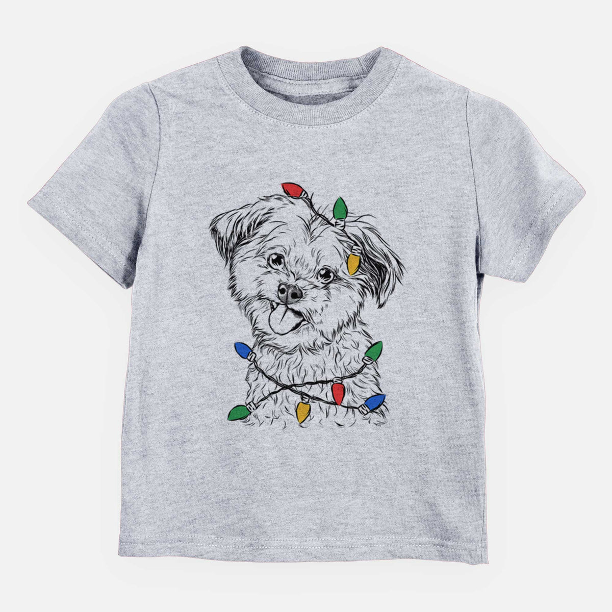 Christmas Lights Puff the Malshi - Kids/Youth/Toddler Shirt