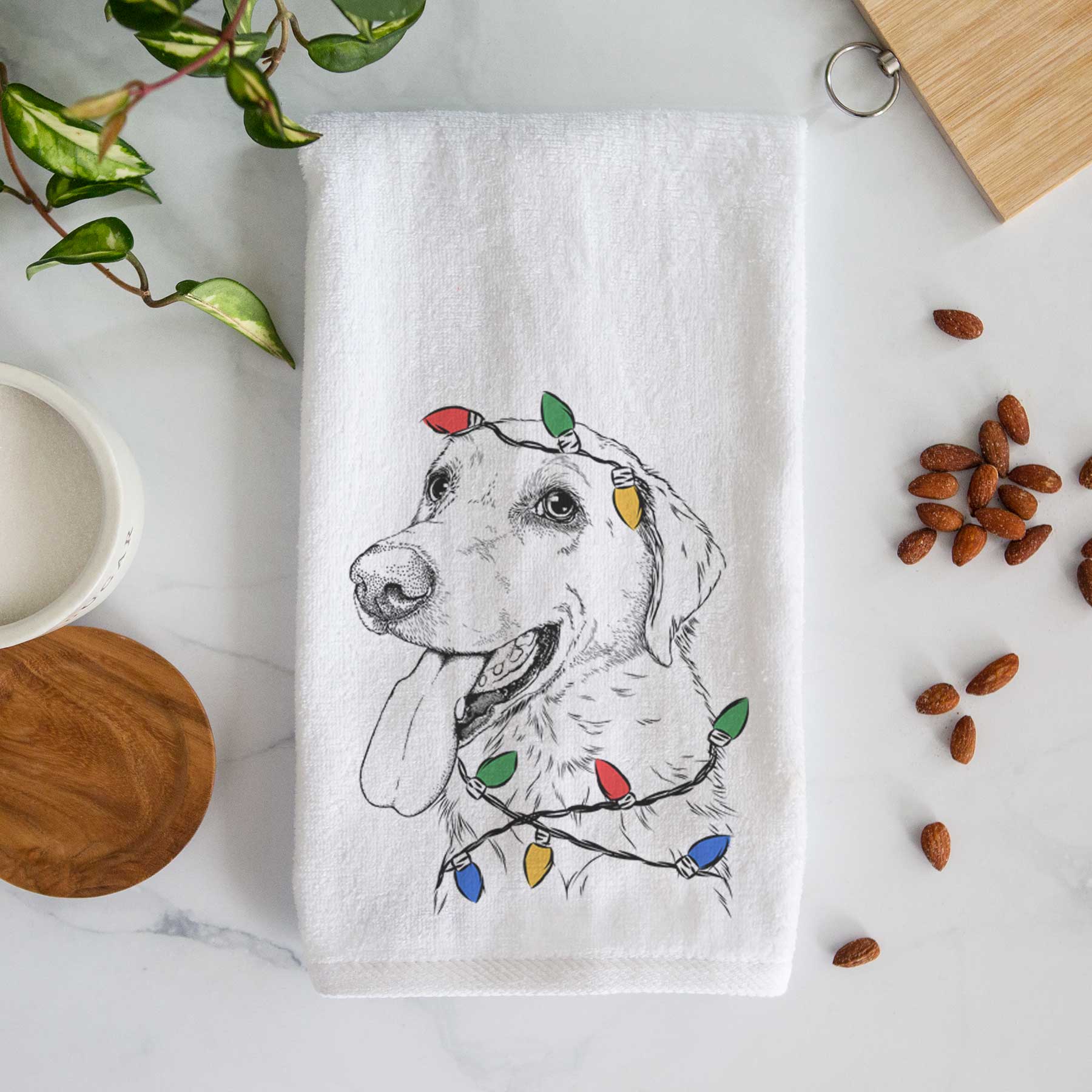 Purl the British Lab Decorative Hand Towel