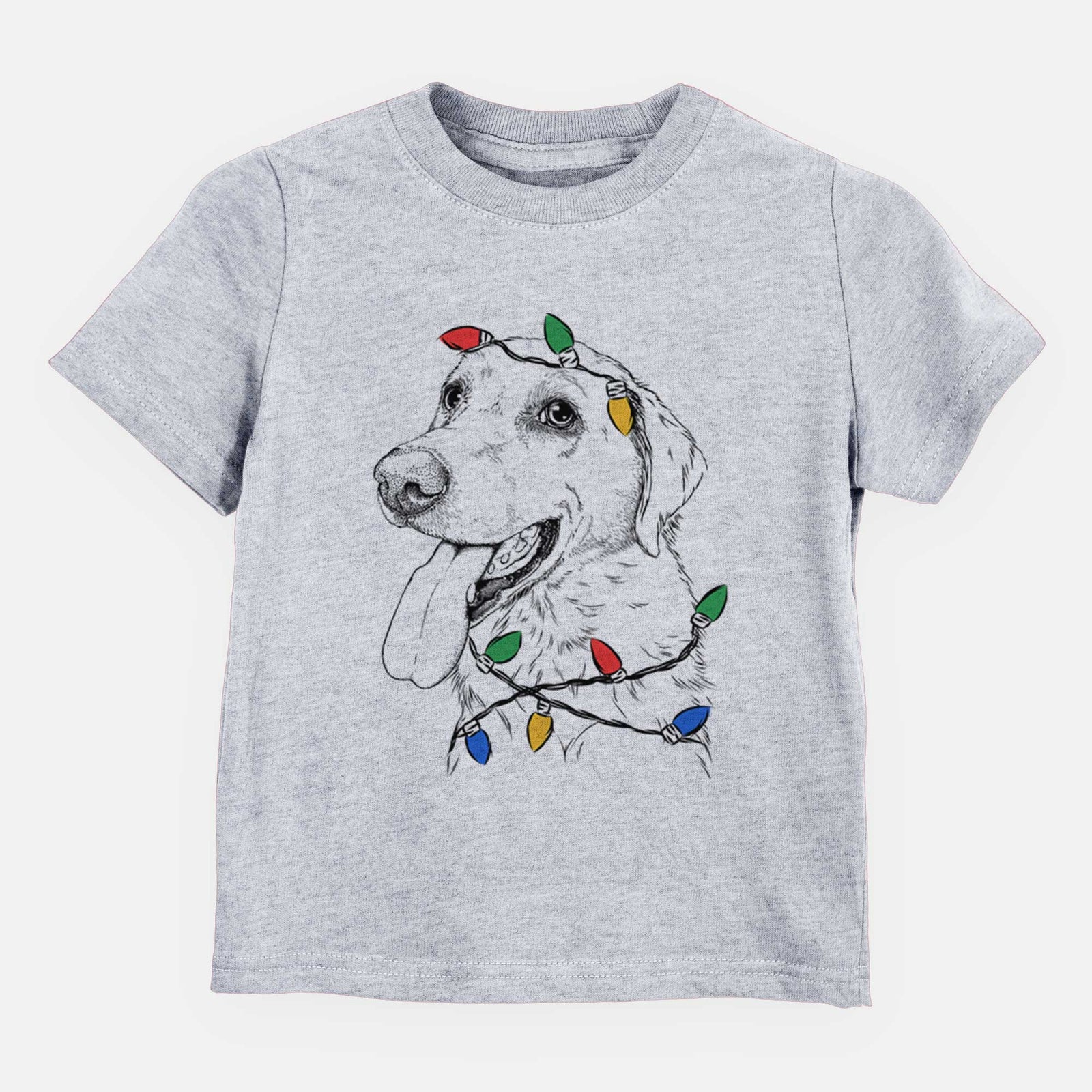 Christmas Lights Purl the British Lab - Kids/Youth/Toddler Shirt