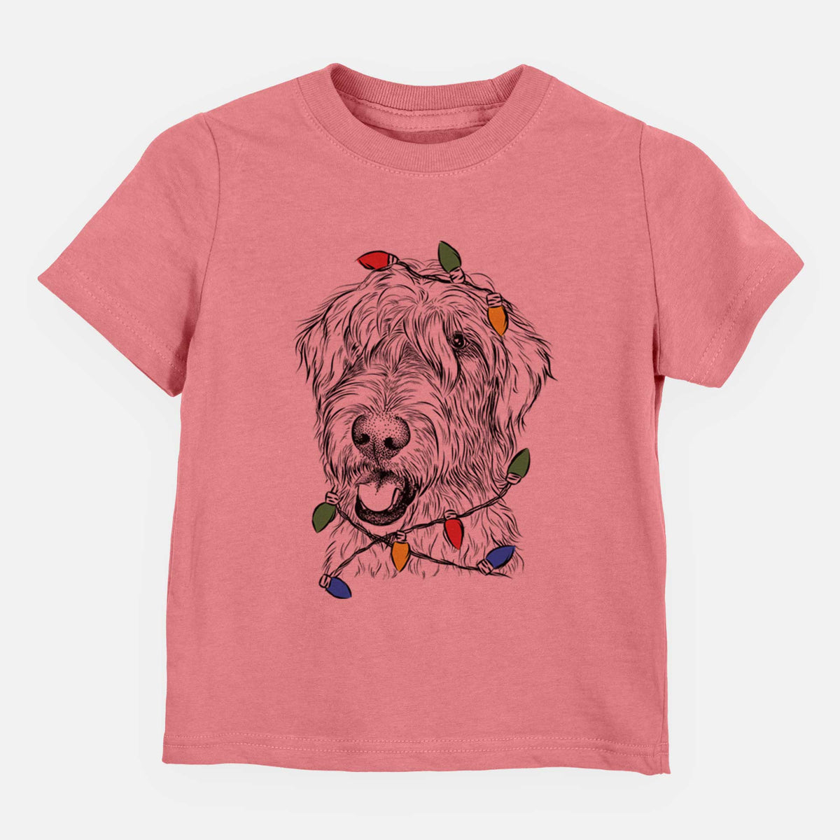 Christmas Lights Ragnar the Irish Wolfhound - Kids/Youth/Toddler Shirt