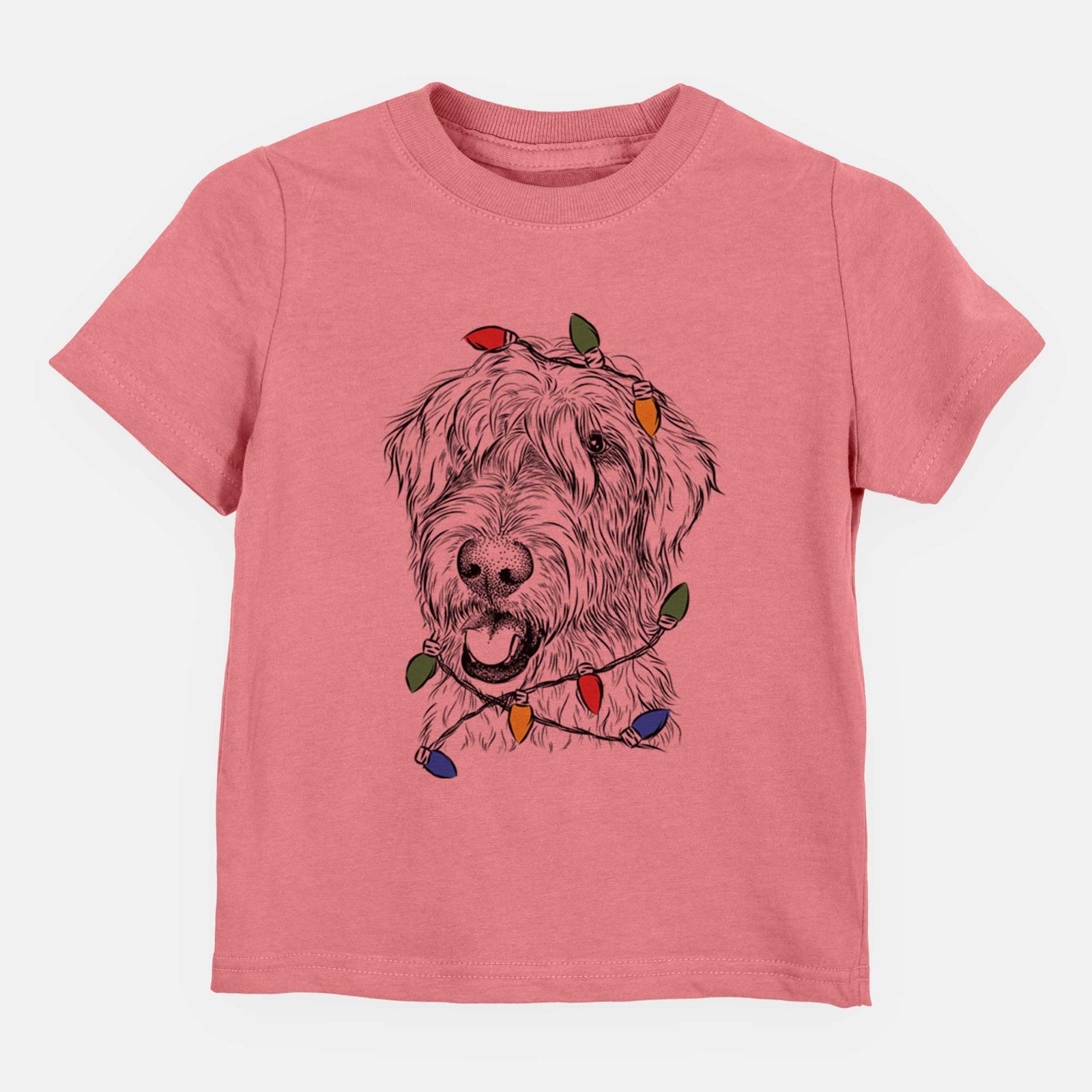 Christmas Lights Ragnar the Irish Wolfhound - Kids/Youth/Toddler Shirt
