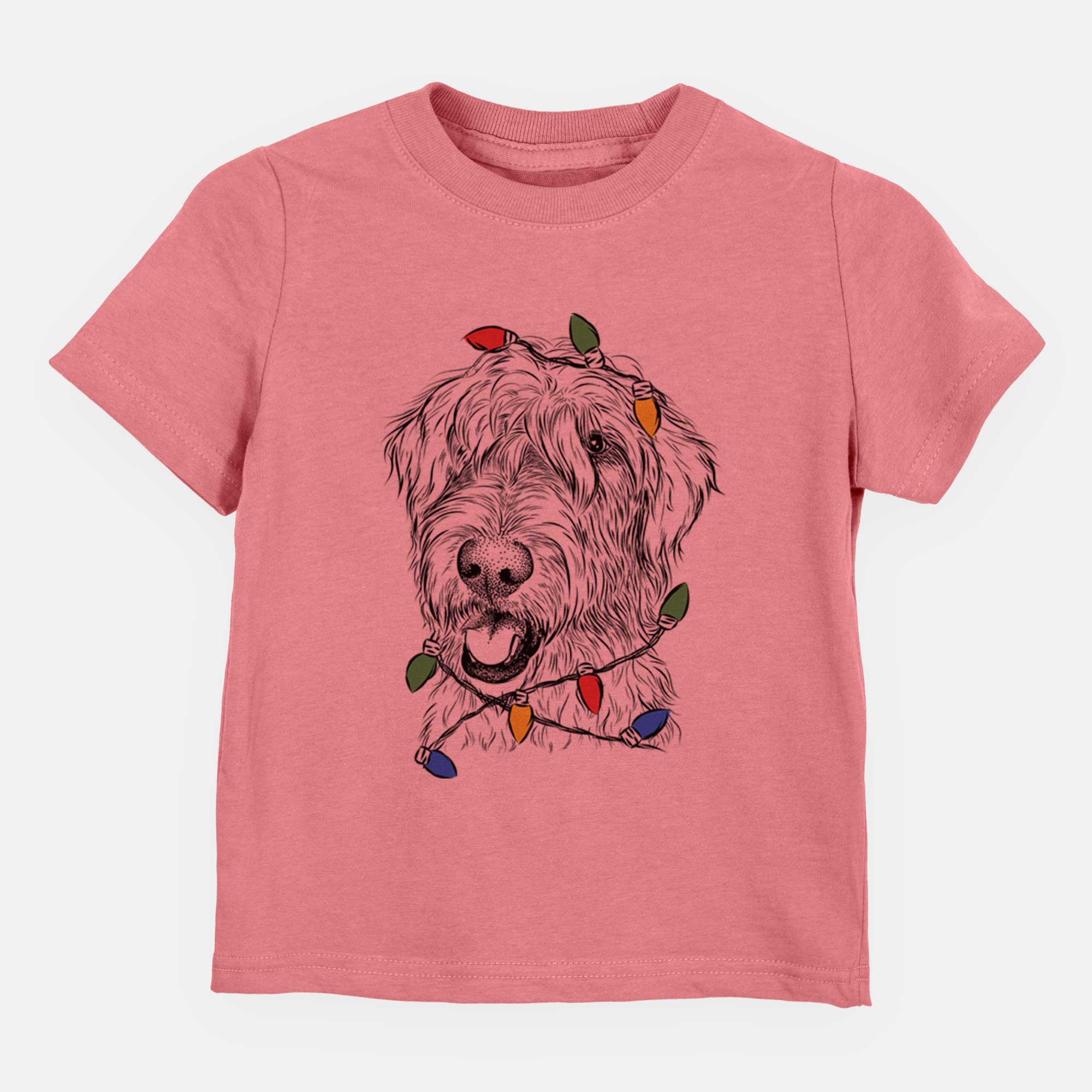 Christmas Lights Ragnar the Irish Wolfhound - Kids/Youth/Toddler Shirt