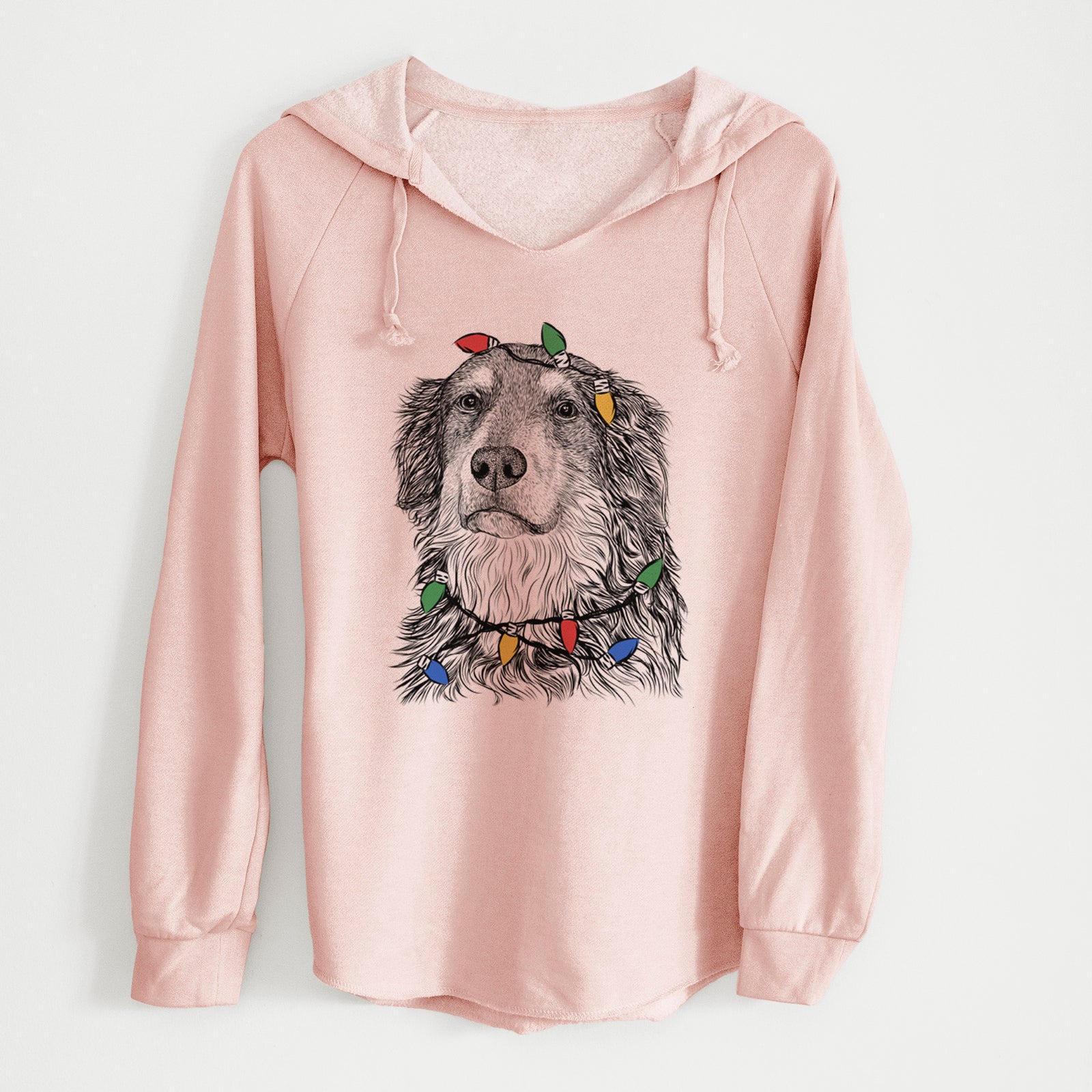 Christmas Lights Ranger the Mixed Breed - Cali Wave Hooded Sweatshirt