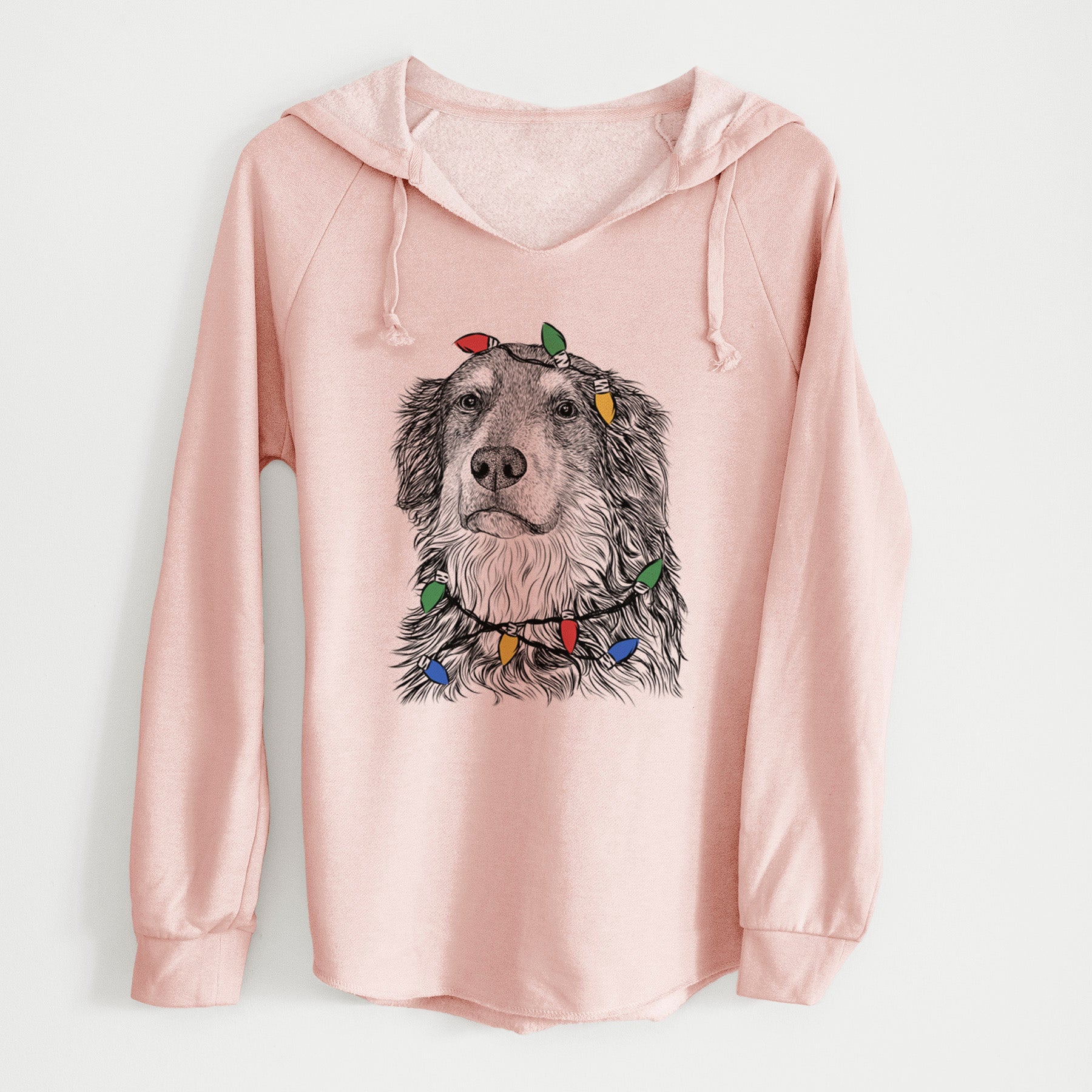 Christmas Lights Ranger the Mixed Breed - Cali Wave Hooded Sweatshirt