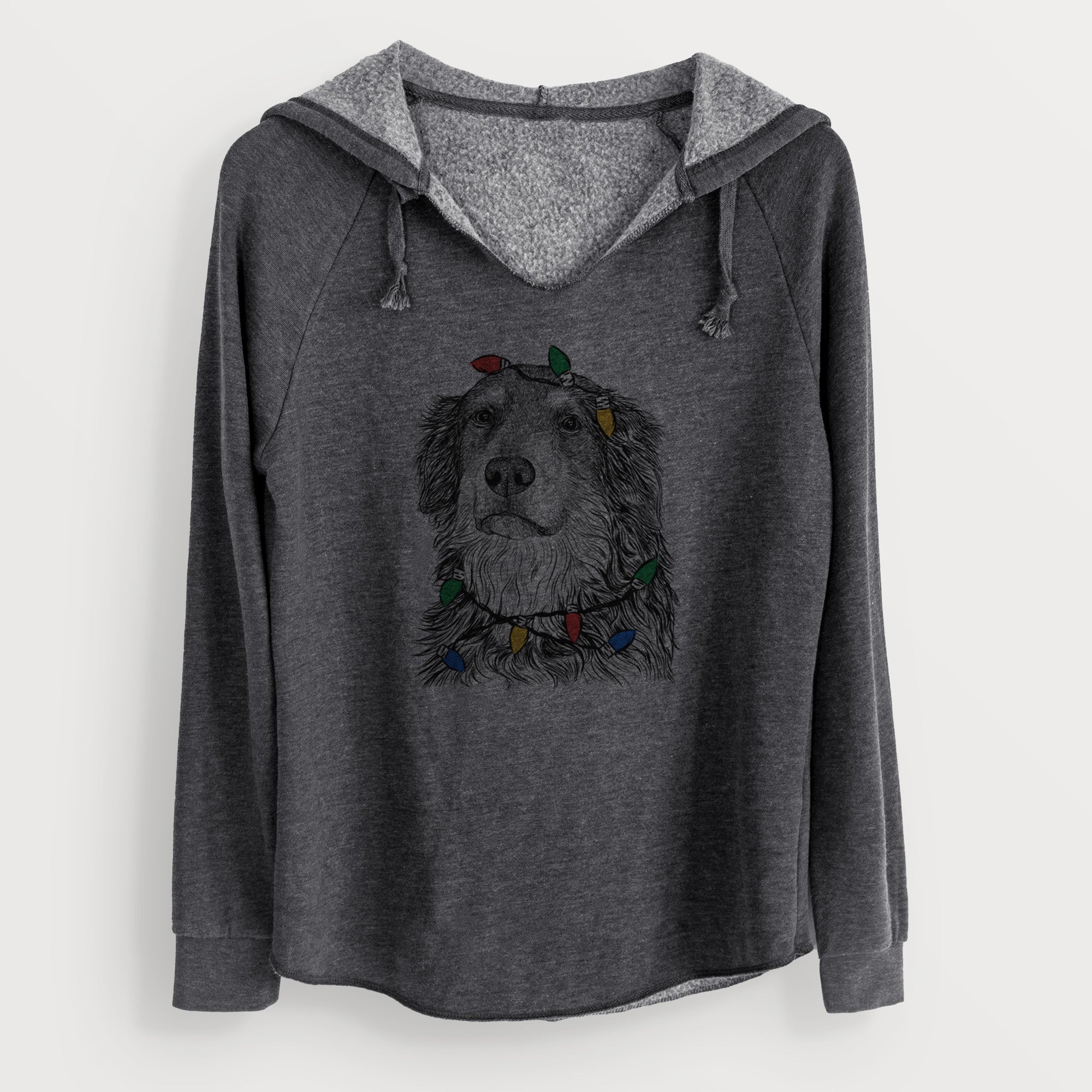 Christmas Lights Ranger the Mixed Breed - Cali Wave Hooded Sweatshirt