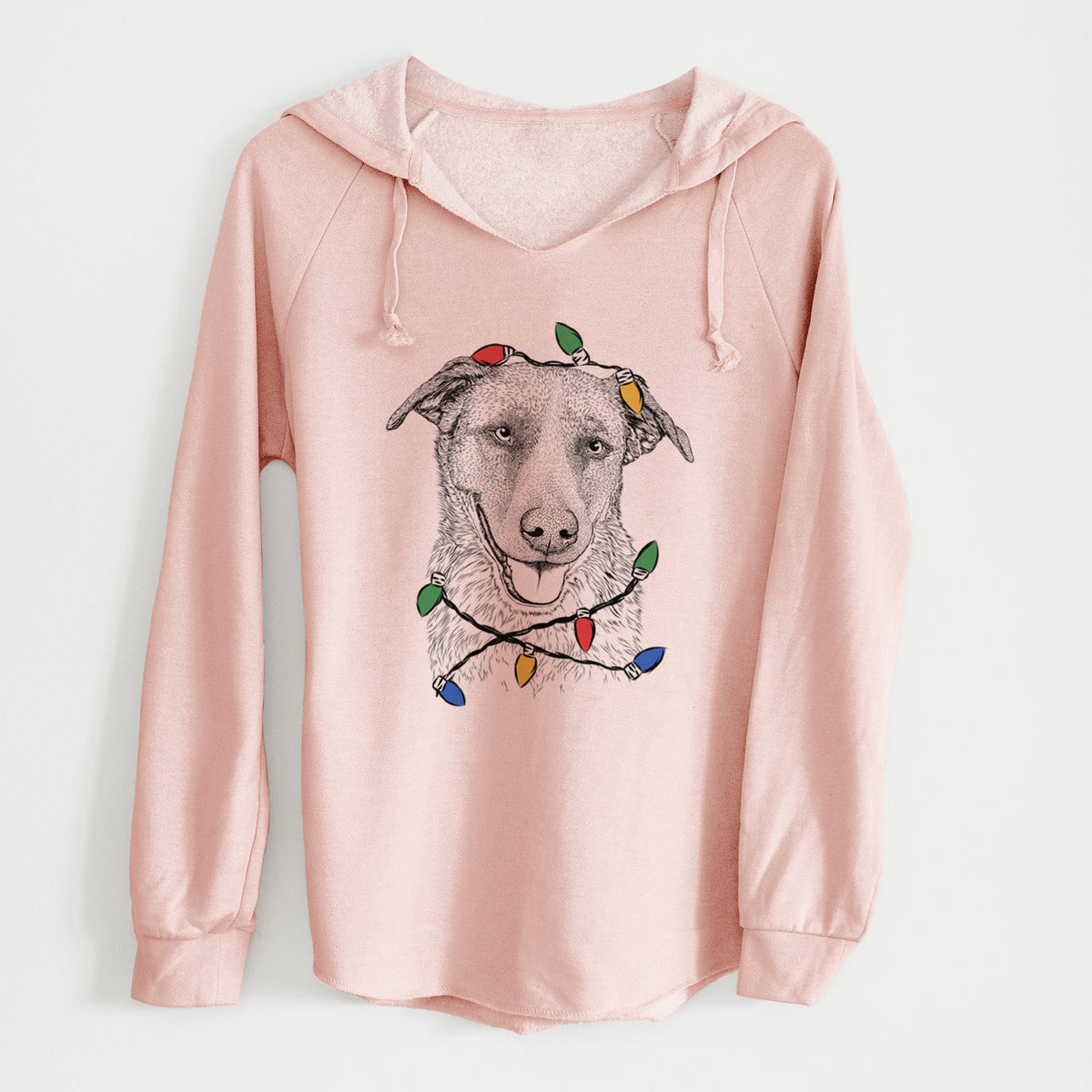 Christmas Lights Reef the Mixed Breed - Cali Wave Hooded Sweatshirt