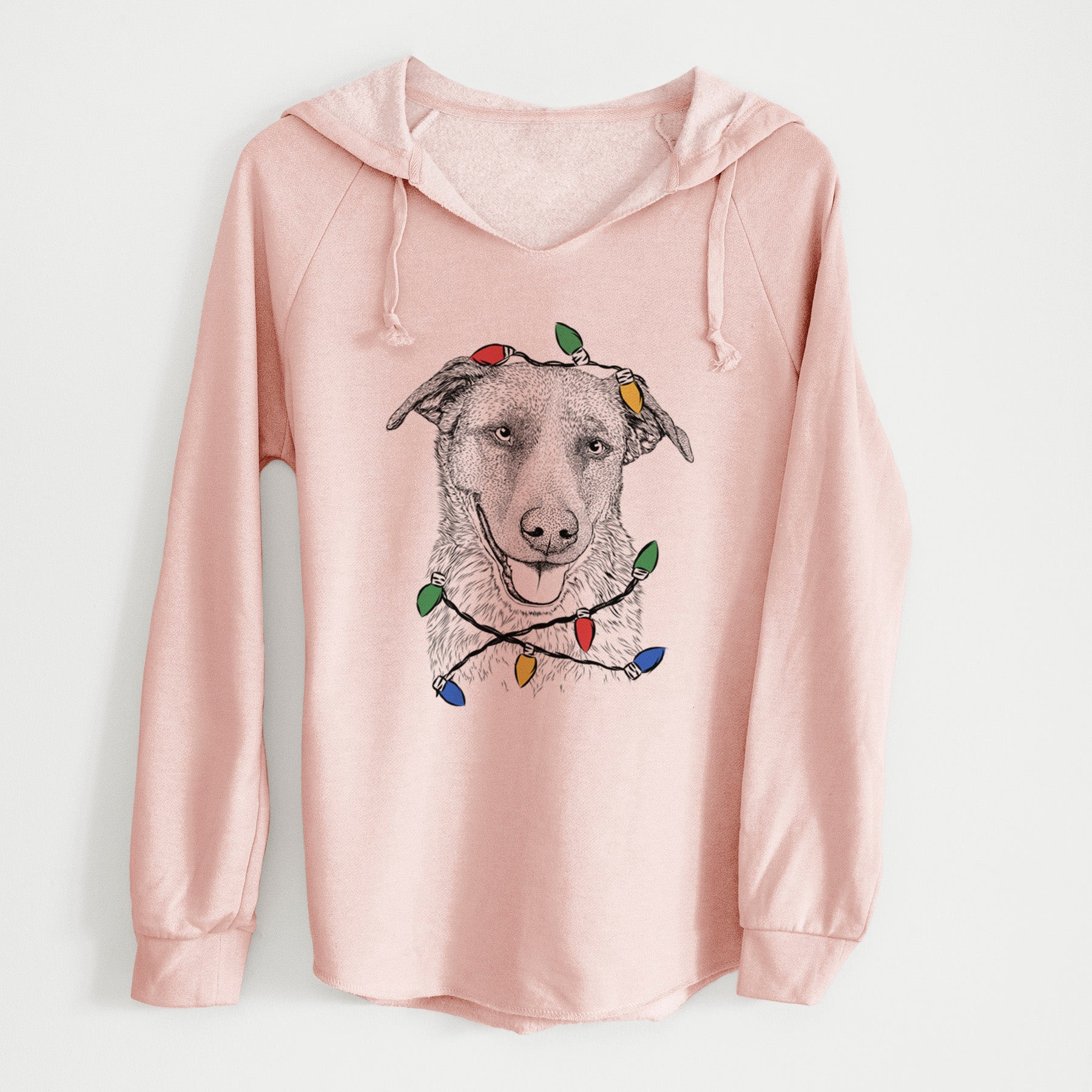 Christmas Lights Reef the Mixed Breed - Cali Wave Hooded Sweatshirt