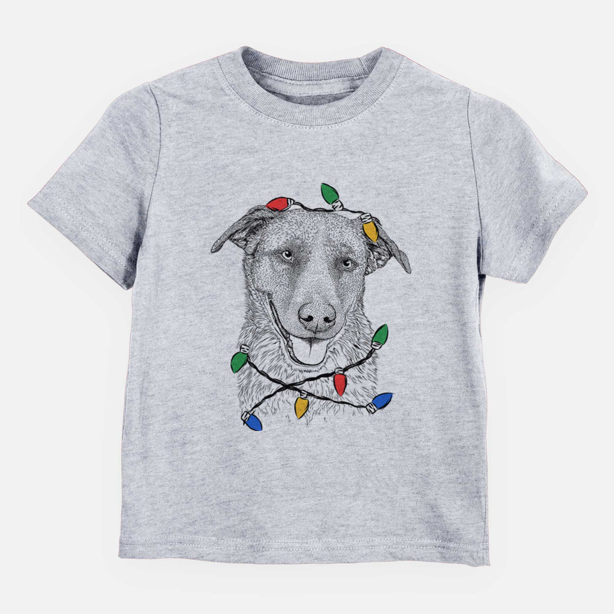 Christmas Lights Reef the Mixed Breed - Kids/Youth/Toddler Shirt