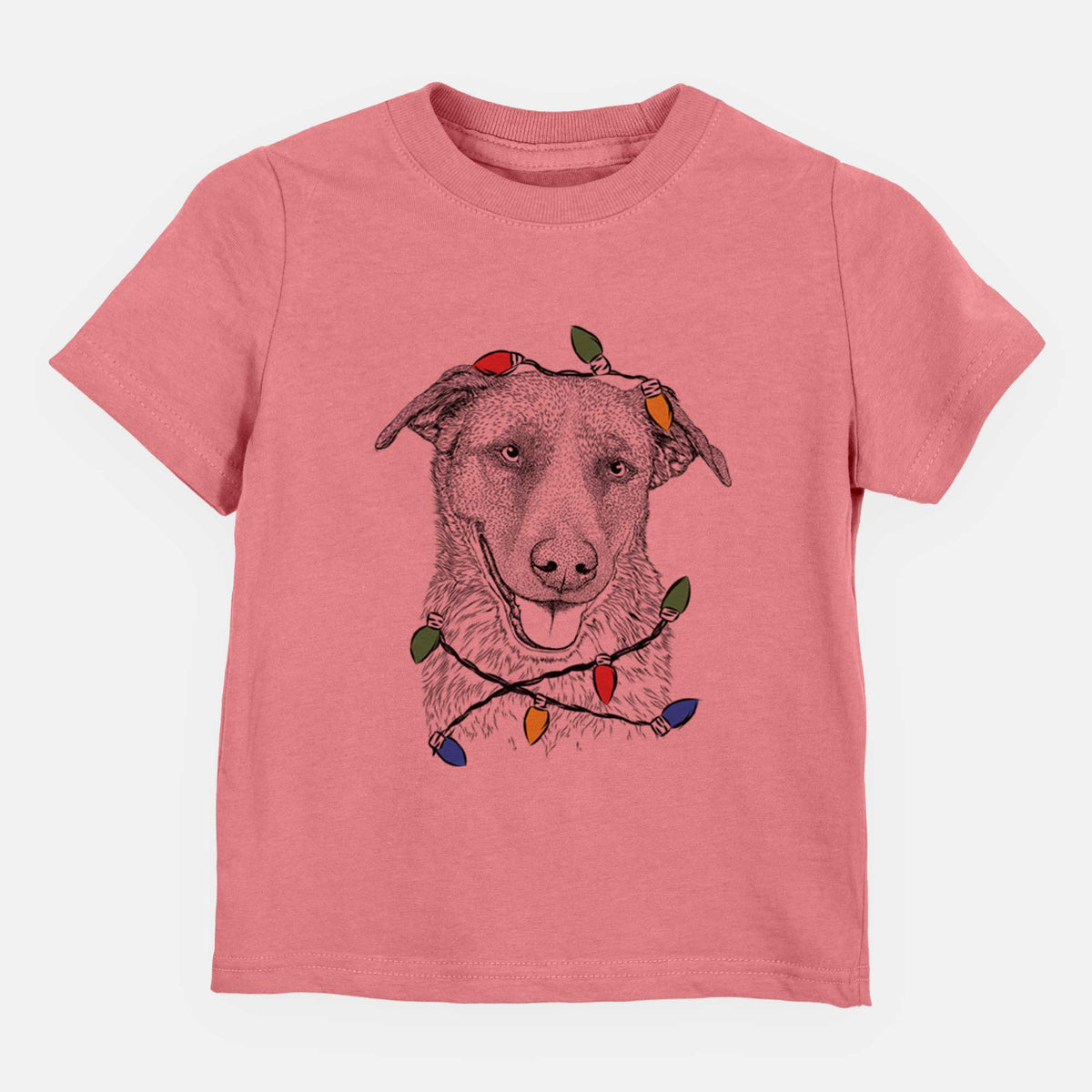 Christmas Lights Reef the Mixed Breed - Kids/Youth/Toddler Shirt