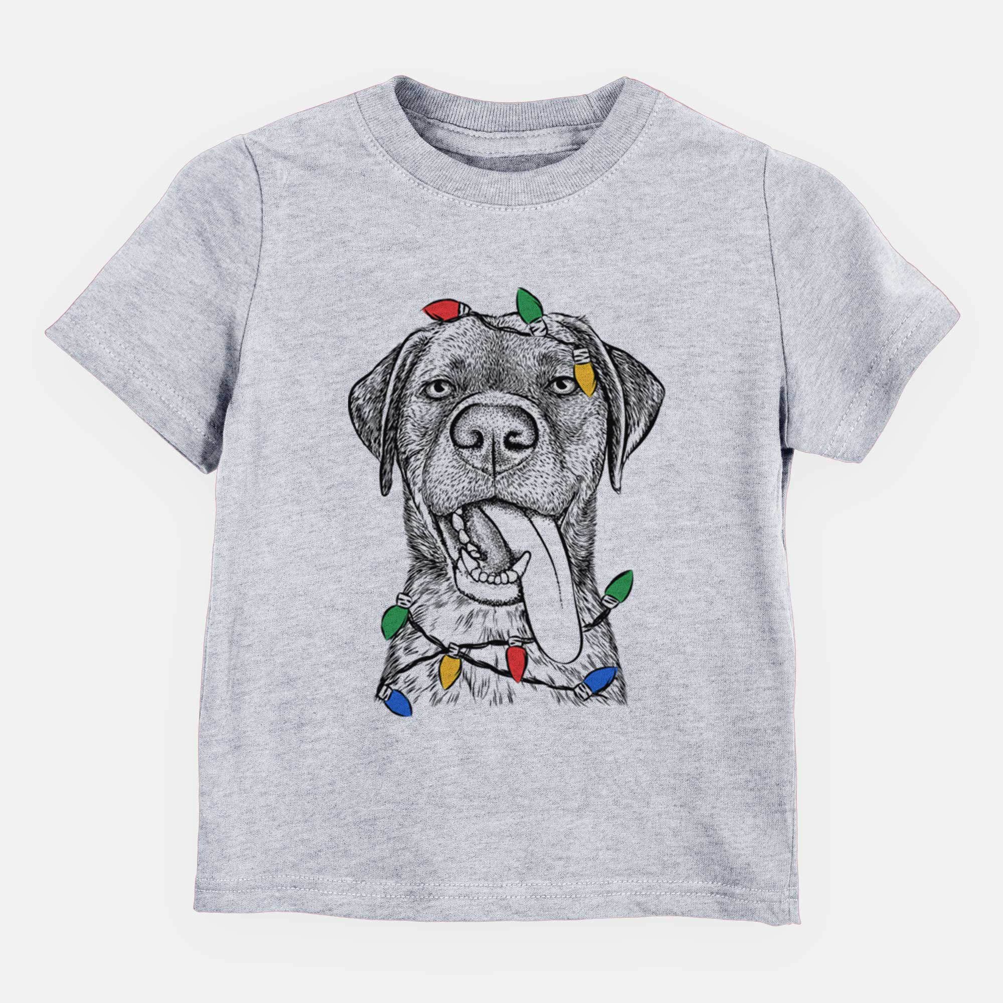 Christmas Lights Reese the Mixed Breed - Kids/Youth/Toddler Shirt