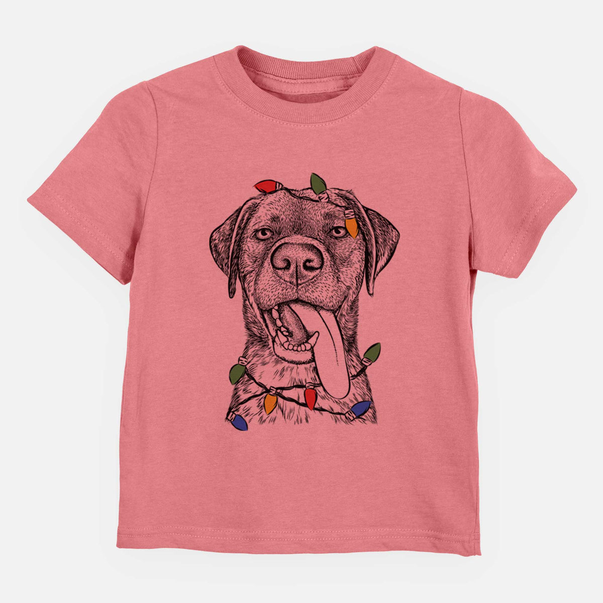 Christmas Lights Reese the Mixed Breed - Kids/Youth/Toddler Shirt