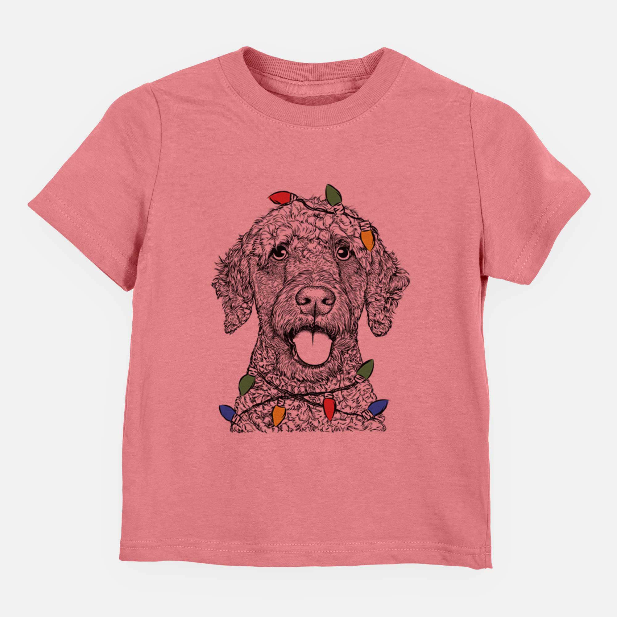 Christmas Lights Reina the Spanish Water Dog - Kids/Youth/Toddler Shirt