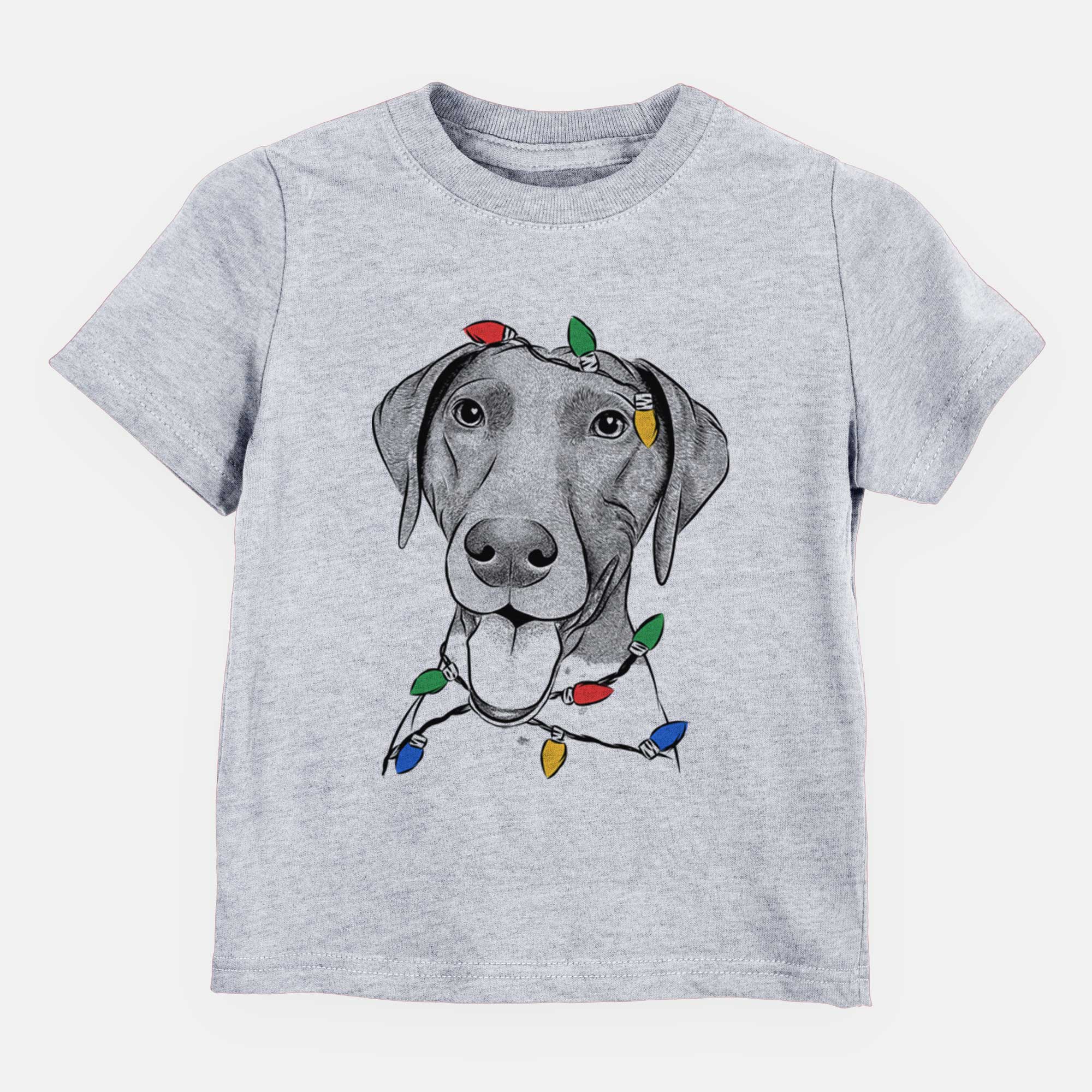 Christmas Lights Remi the German Shorthaired Pointer - Kids/Youth/Toddler Shirt