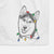 Remmie the Siberian Husky Decorative Hand Towel