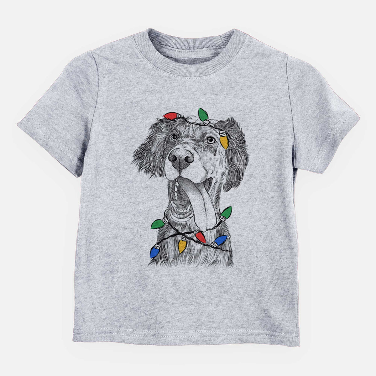 Christmas Lights Renly the English Setter - Kids/Youth/Toddler Shirt
