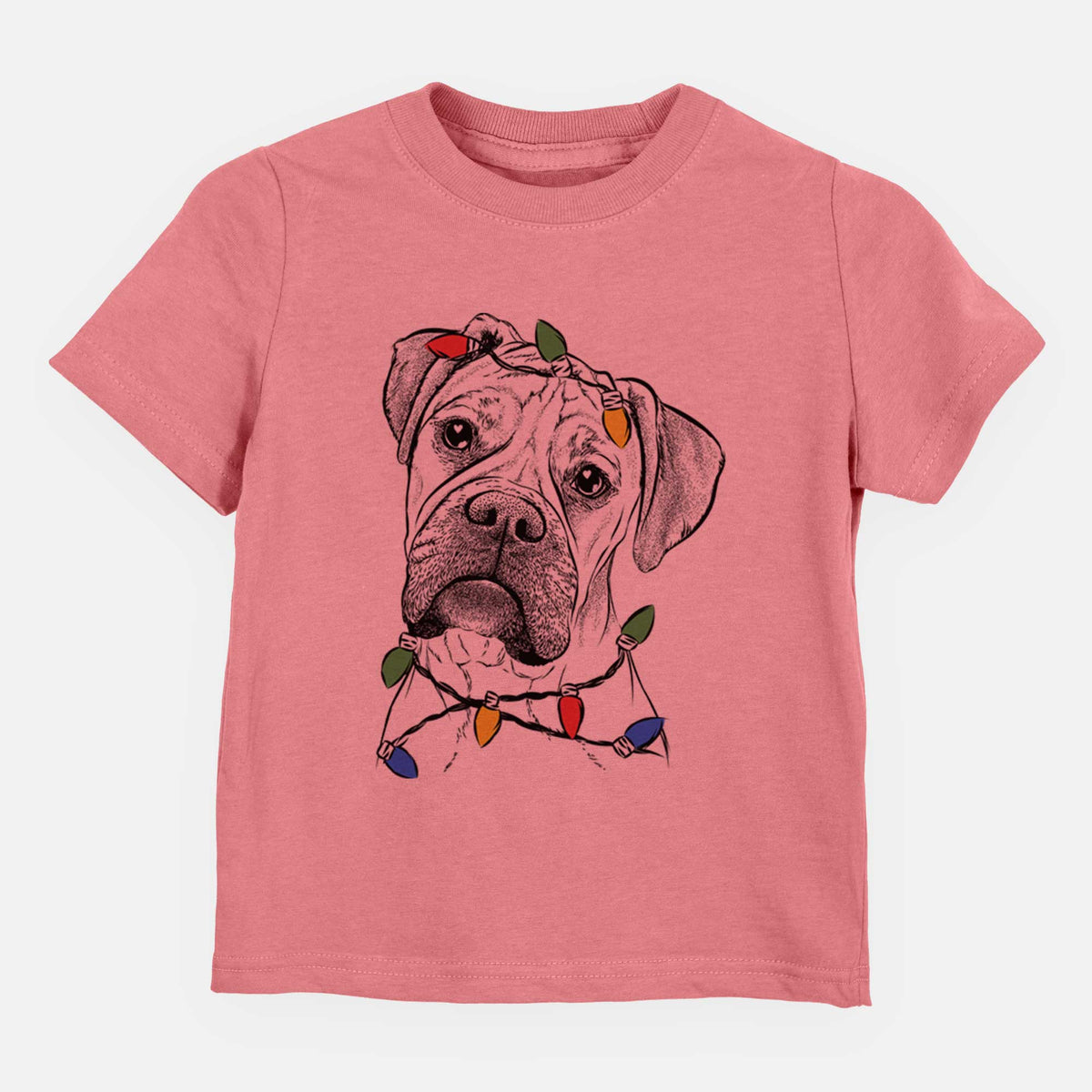 Christmas Lights Reuby the Boxer - Kids/Youth/Toddler Shirt