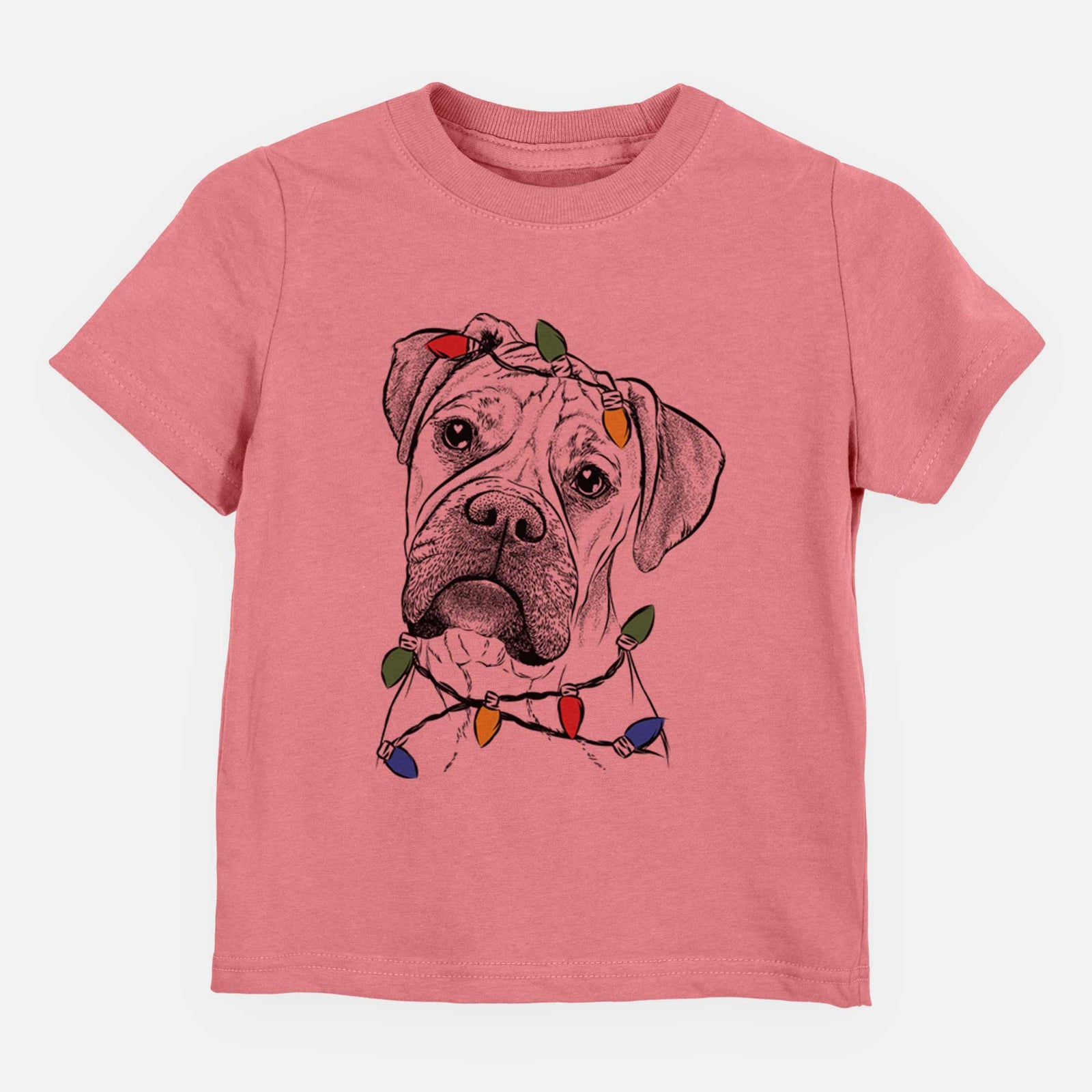 Christmas Lights Reuby the Boxer - Kids/Youth/Toddler Shirt