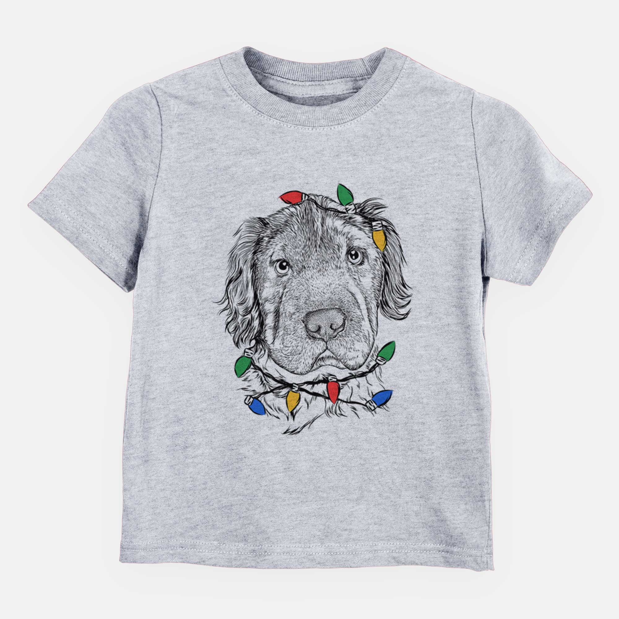 Christmas Lights Rex the Mini Hippo - Kids/Youth/Toddler Shirt