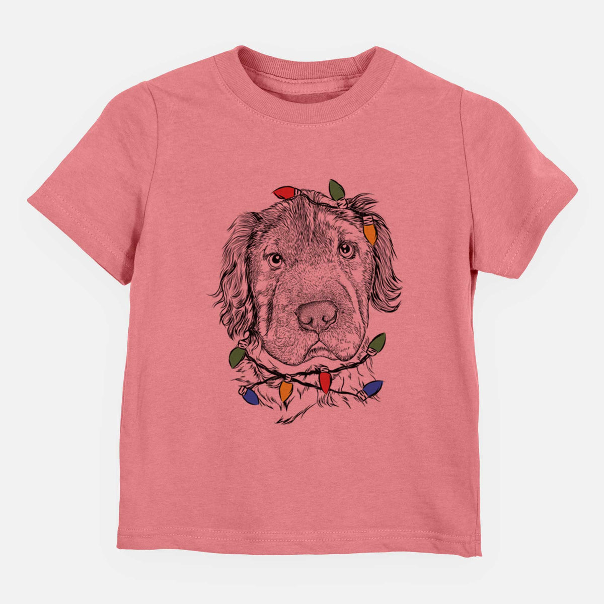 Christmas Lights Rex the Mini Hippo - Kids/Youth/Toddler Shirt