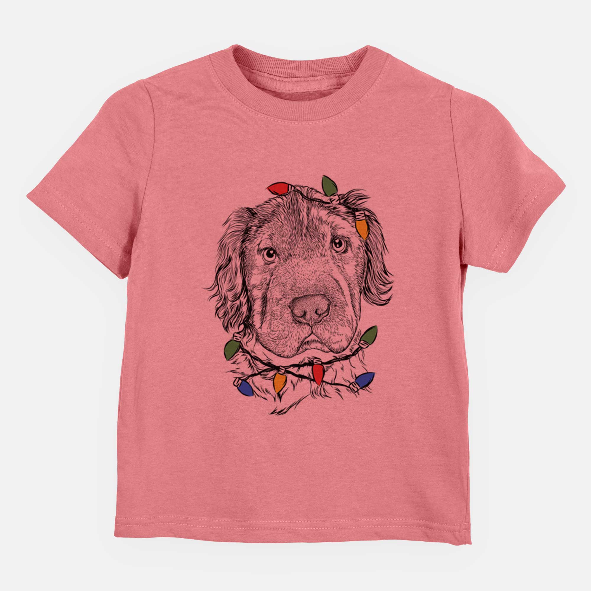 Christmas Lights Rex the Mini Hippo - Kids/Youth/Toddler Shirt