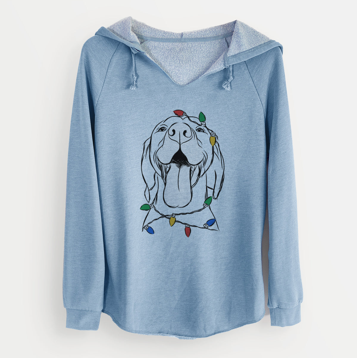 Christmas Lights Rhys the Vizsla - Cali Wave Hooded Sweatshirt