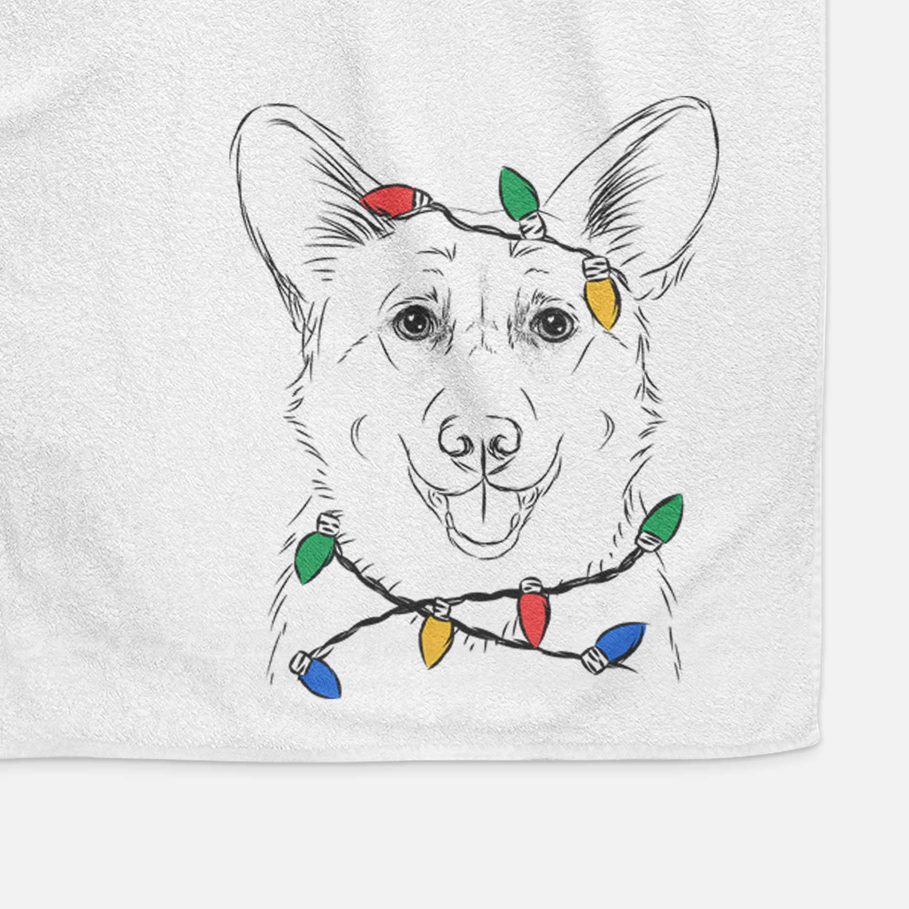 Ricco the Corgi Decorative Hand Towel