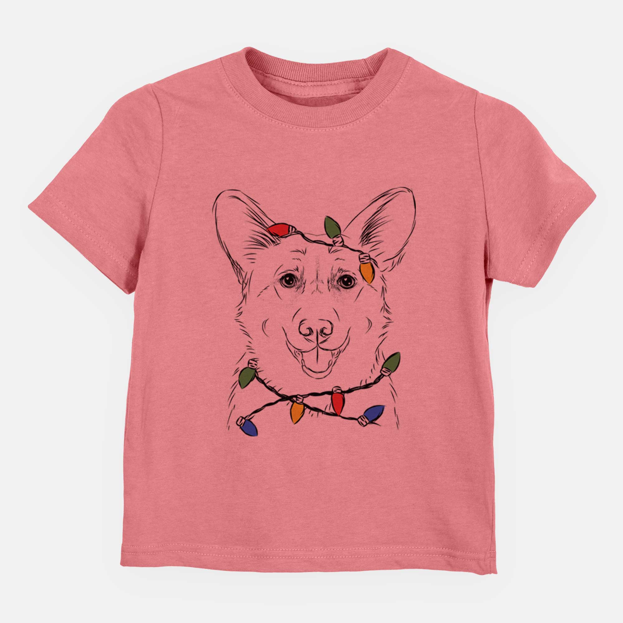 Christmas Lights Ricco the Corgi - Kids/Youth/Toddler Shirt