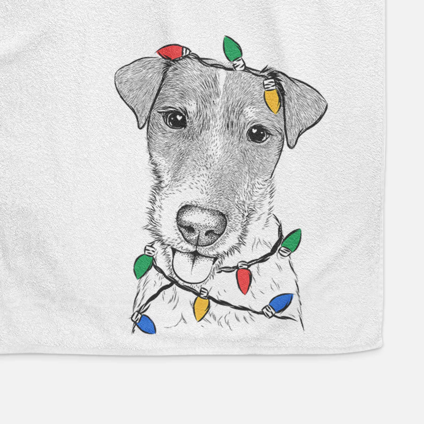 Rider the Parson Russell Terrier Decorative Hand Towel